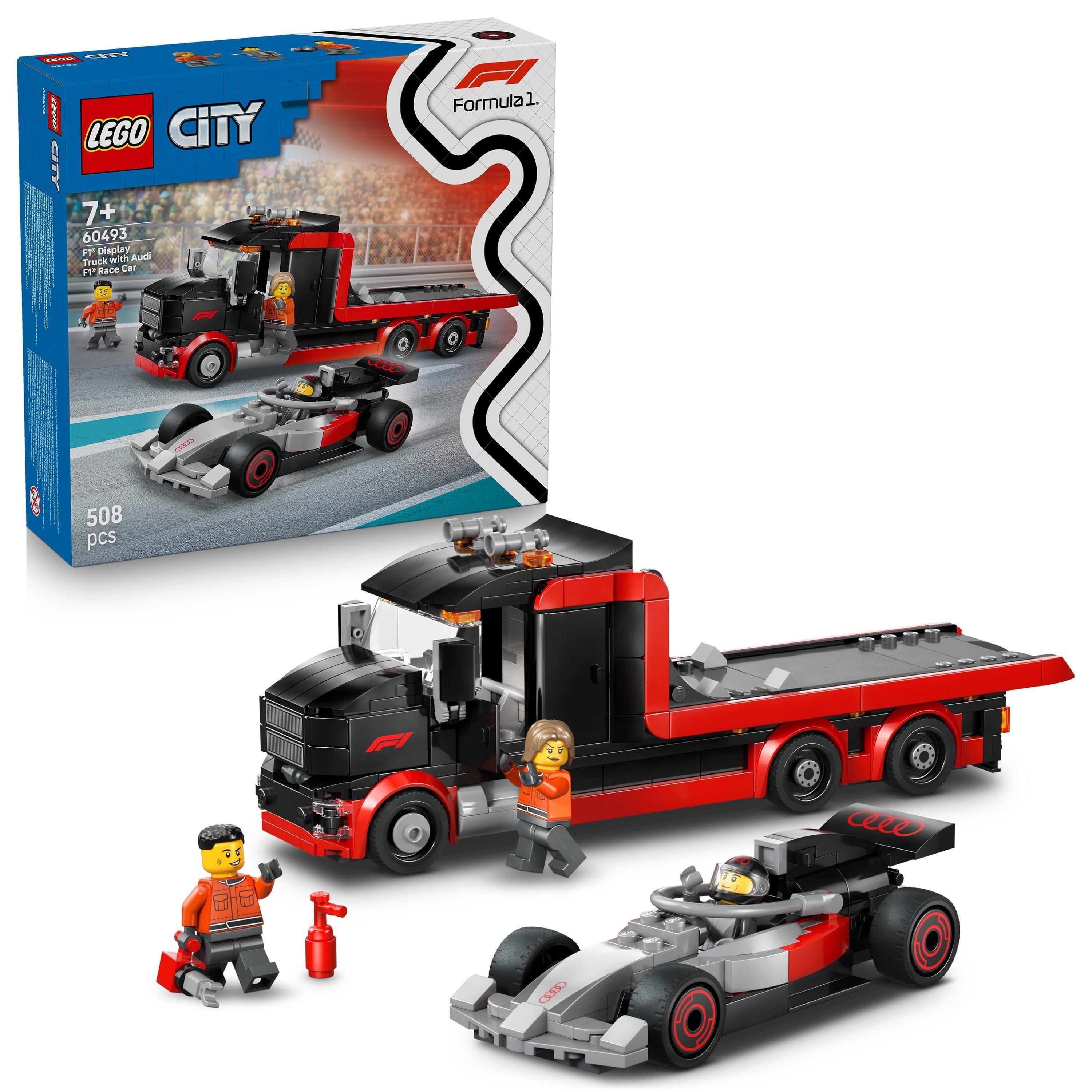 Formula 1 - LEGO - City F1 Display Truck with Audi F1 Race Car Toy 60493 - 1