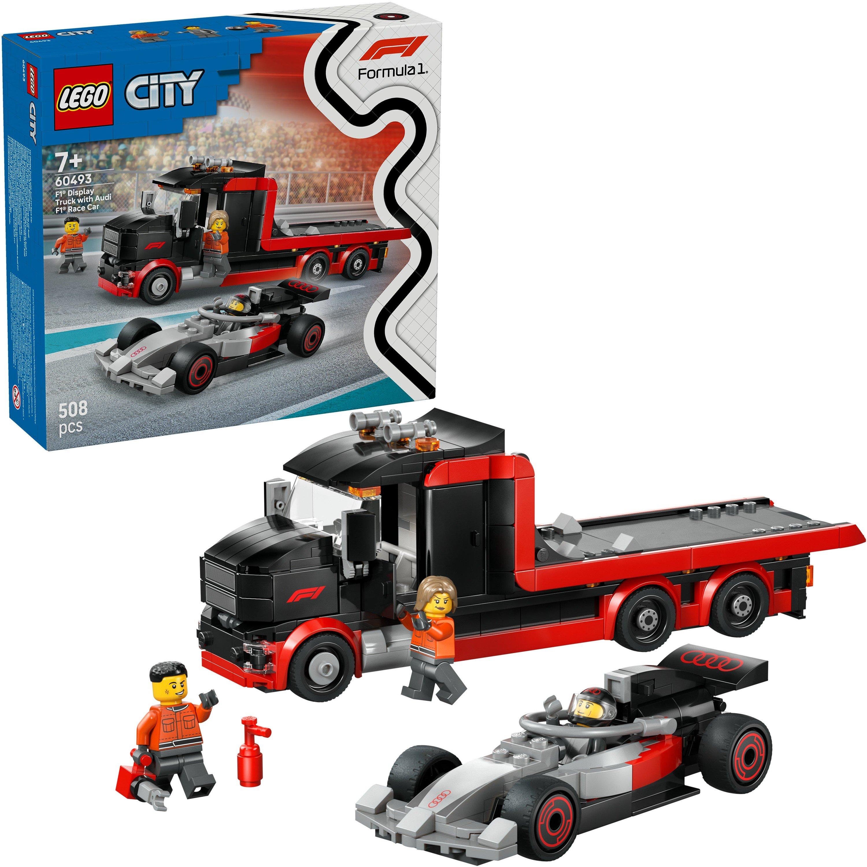 Formula 1 - LEGO - City F1 Display Truck with Audi F1 Race Car Toy 60493 - 1