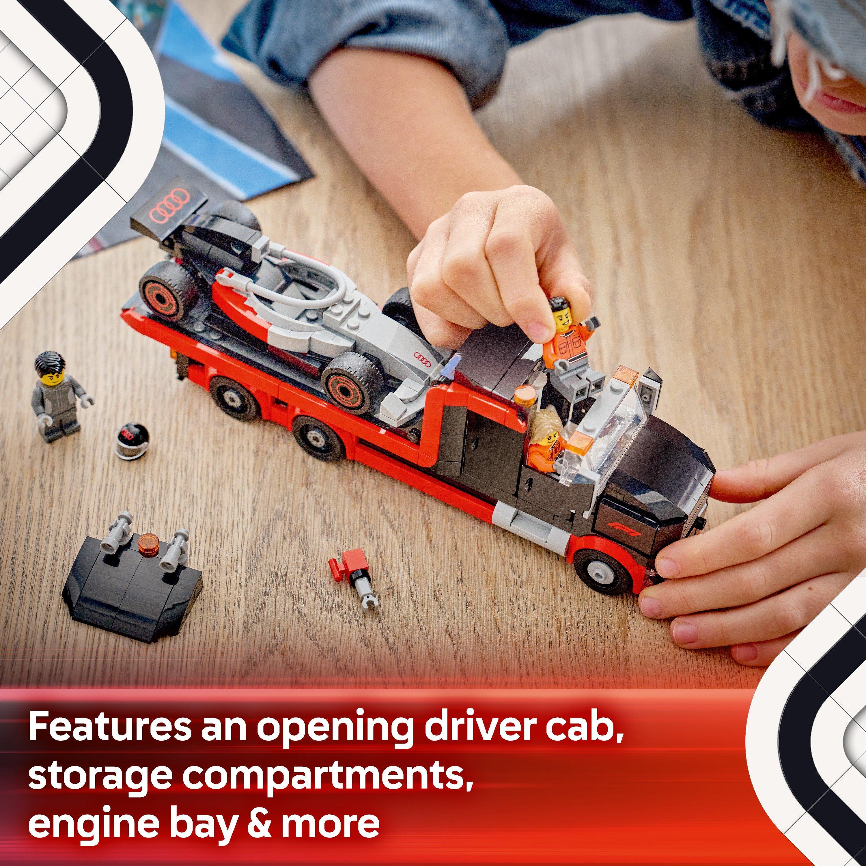Formula 1 - LEGO - City F1 Display Truck with Audi F1 Race Car Toy 60493 - 5