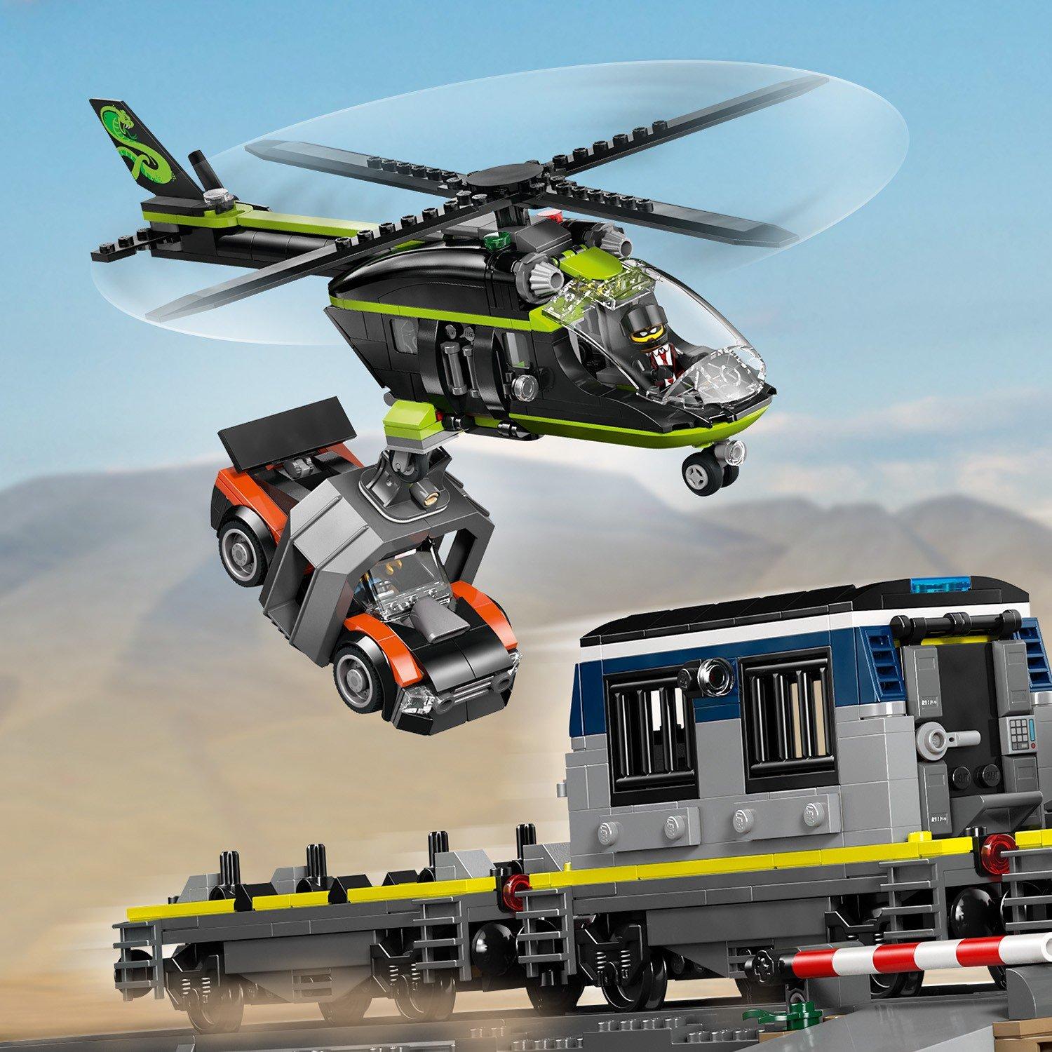Police Train - LEGO - City Police Train Heist - Toy Train Set for kids 60508 - 13