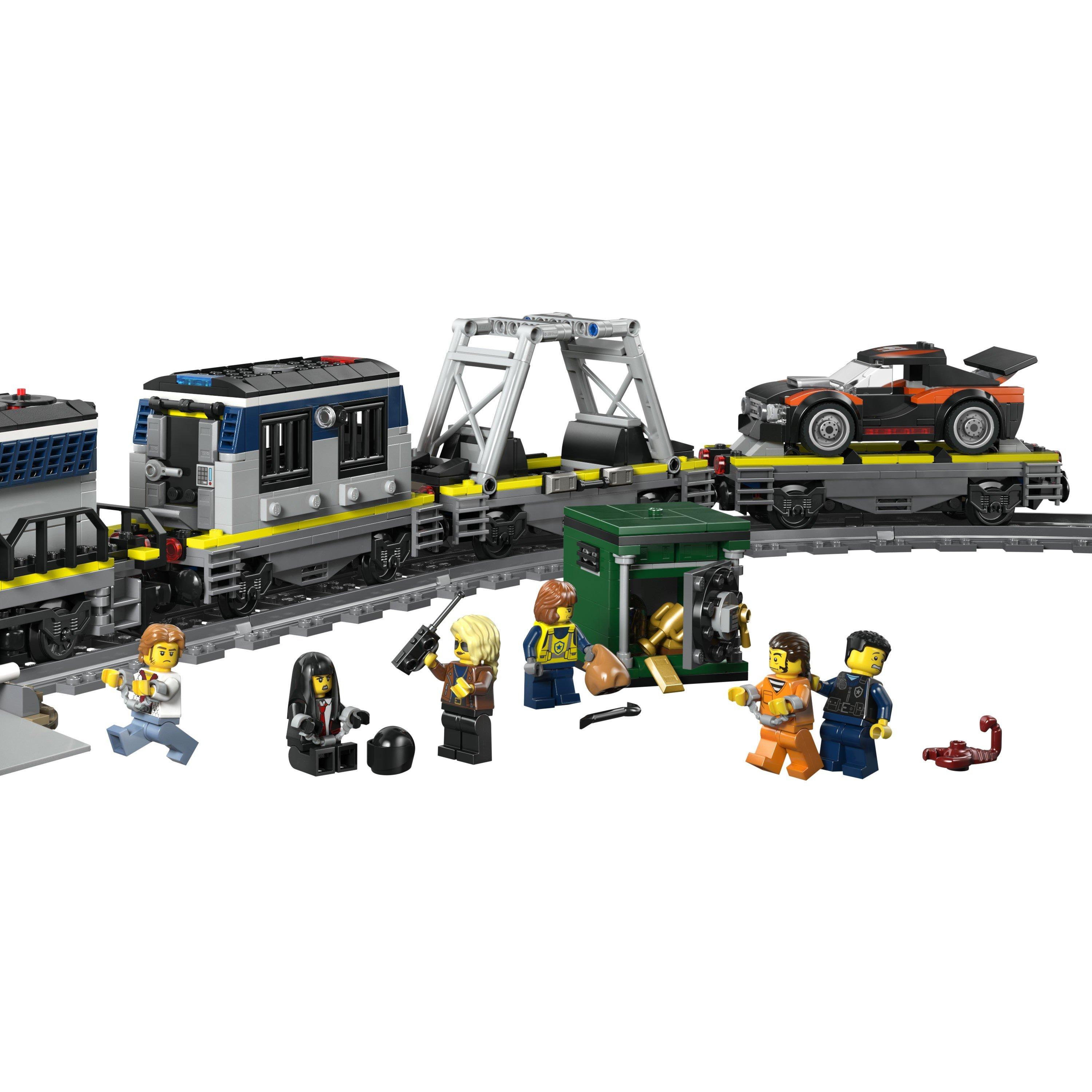 Police Train - LEGO - City Police Train Heist - Toy Train Set for kids 60508 - 16