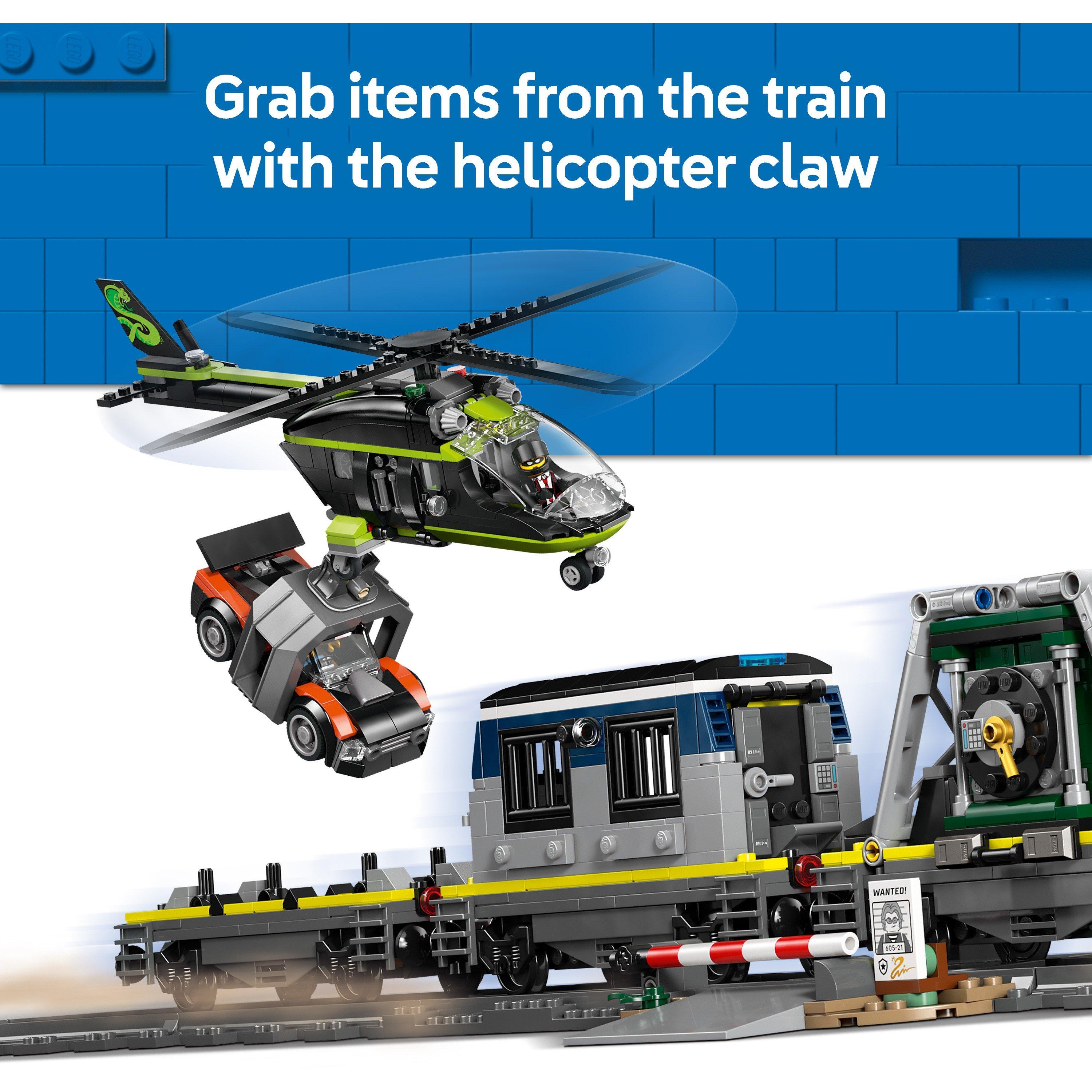 Police Train - LEGO - City Police Train Heist - Toy Train Set for kids 60508 - 6