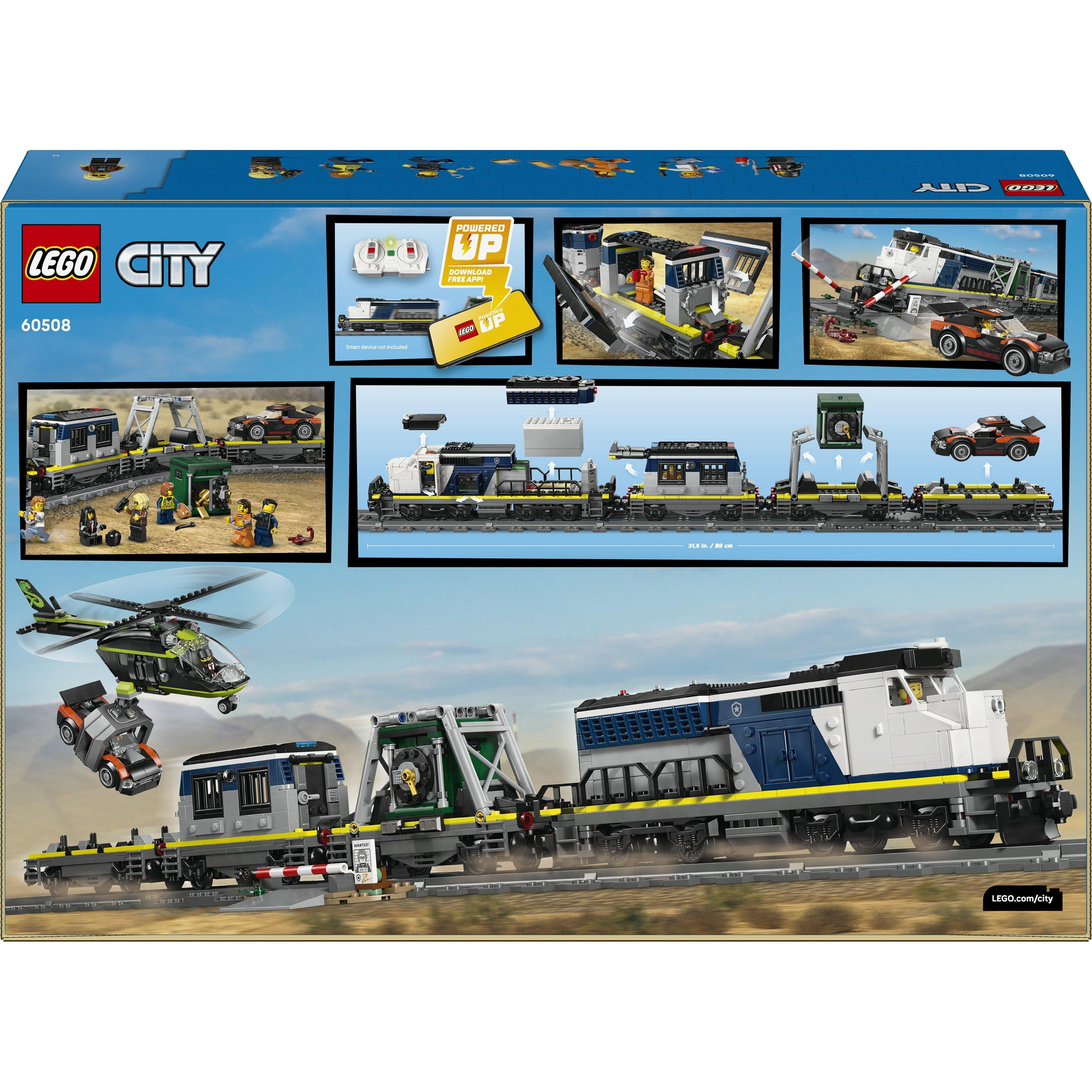 Police Train - LEGO - City Police Train Heist - Toy Train Set for kids 60508 - 10