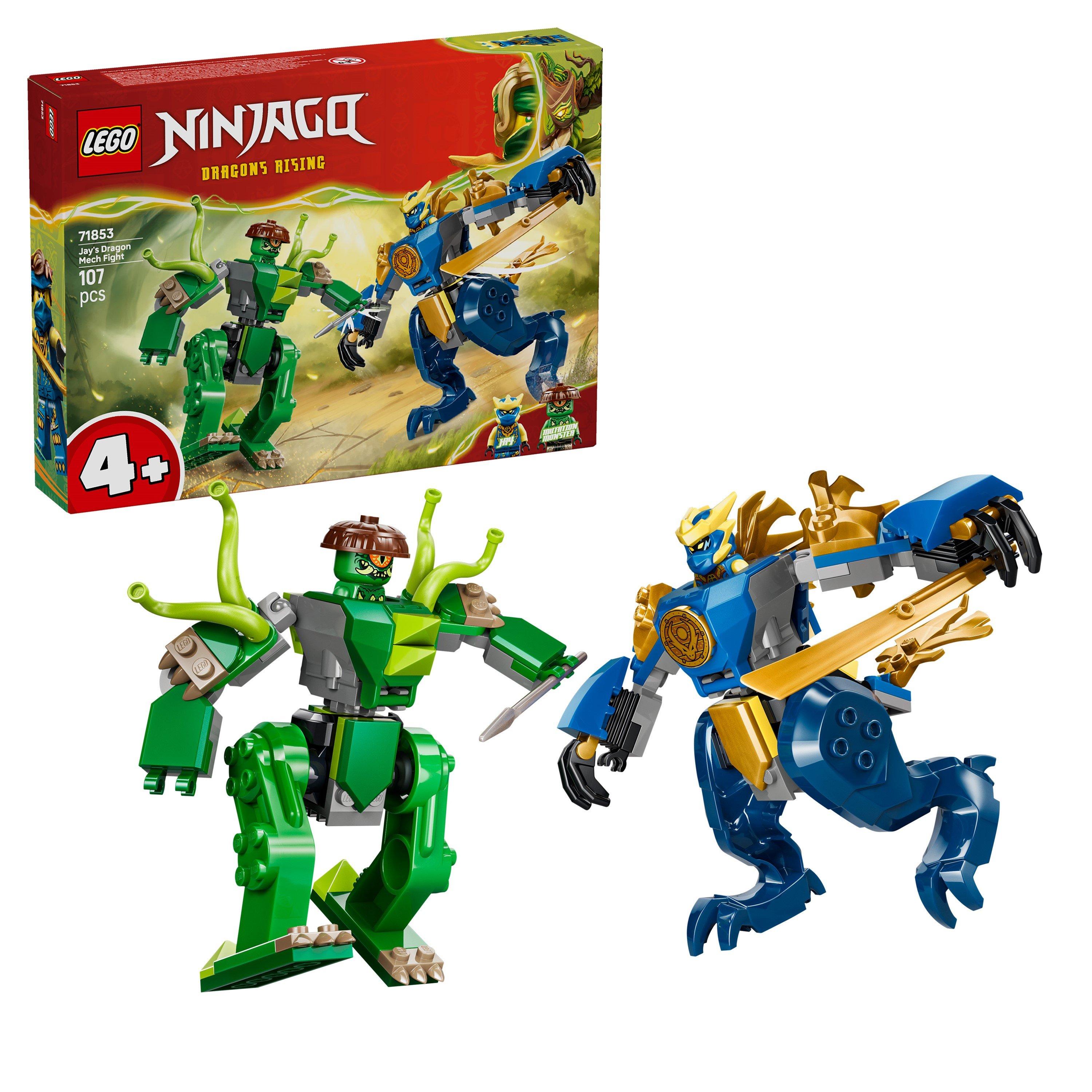Dragon Fight - LEGO - NINJAGO Jay’s Dragon Mech Fight Ninja Toy 71853 - 1