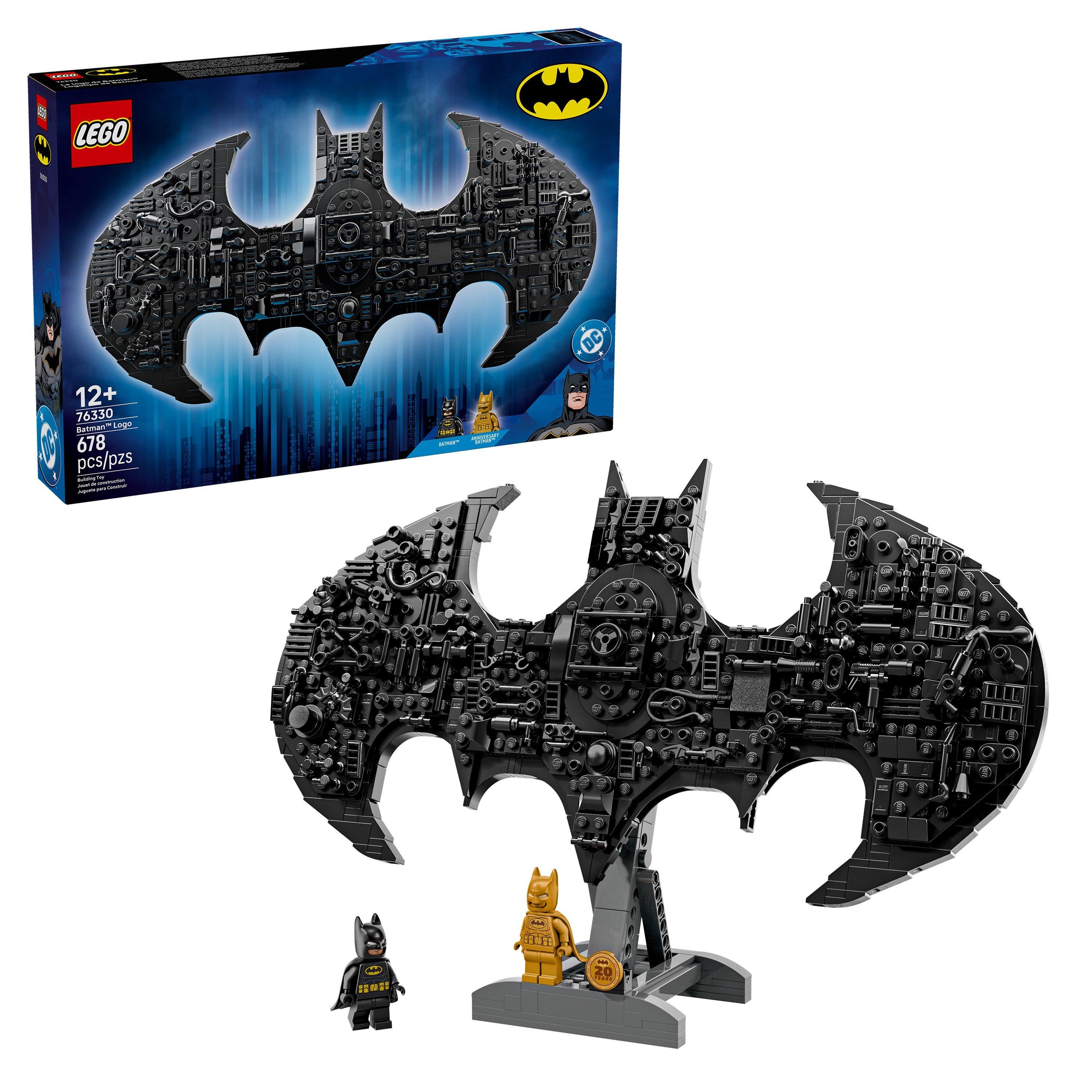 DC Comics - LEGO - DC Batman Logo Super Hero Toy with Minifigures 76330 - 1