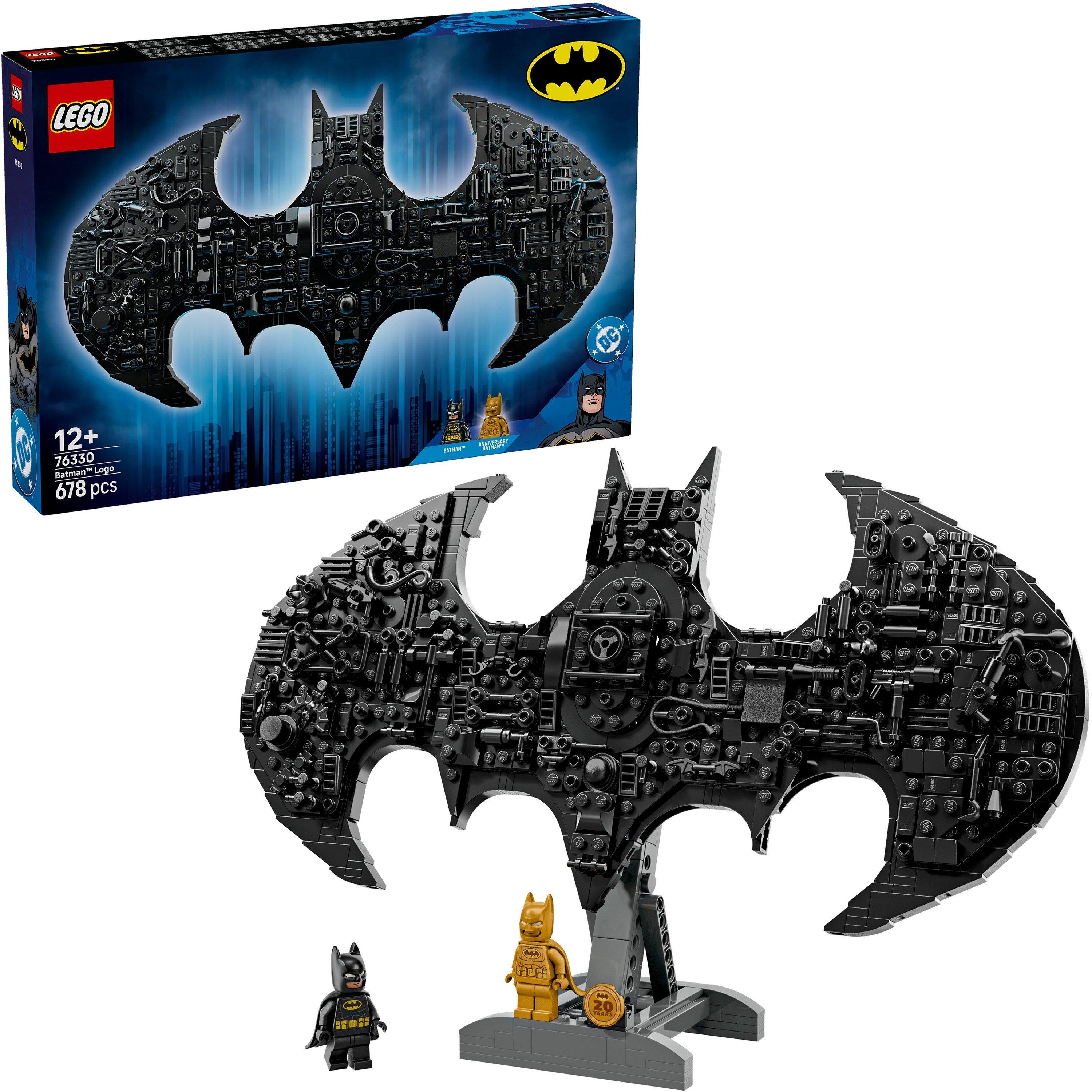 Lego Boys Dc Batman Logo Super Hero Toy With Minifigures 76330 - Dc Comics
