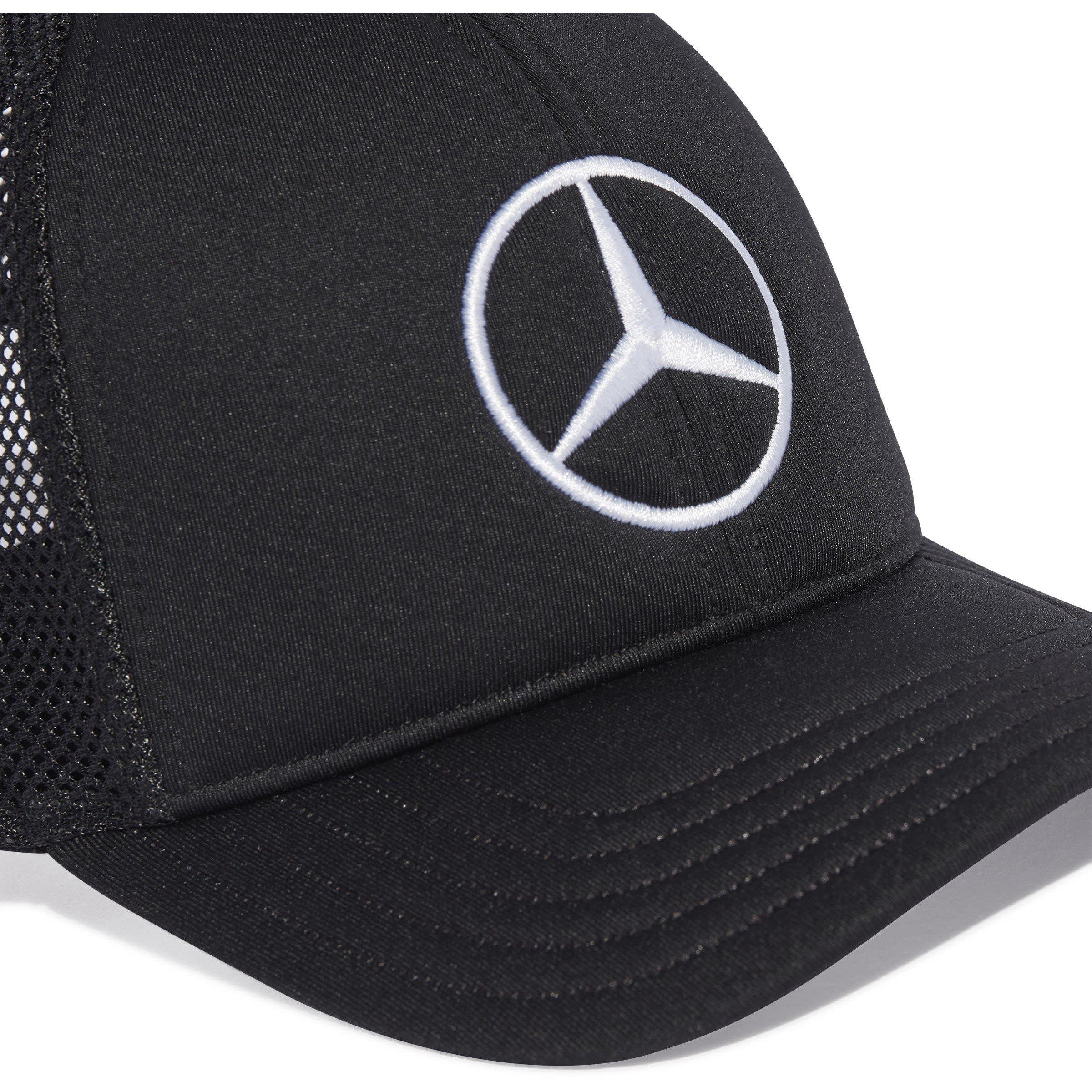 Negro/Blanco - adidas - Mercedes - AMG Petronas Formula One Team Snapback Star Trucker Cap - 3