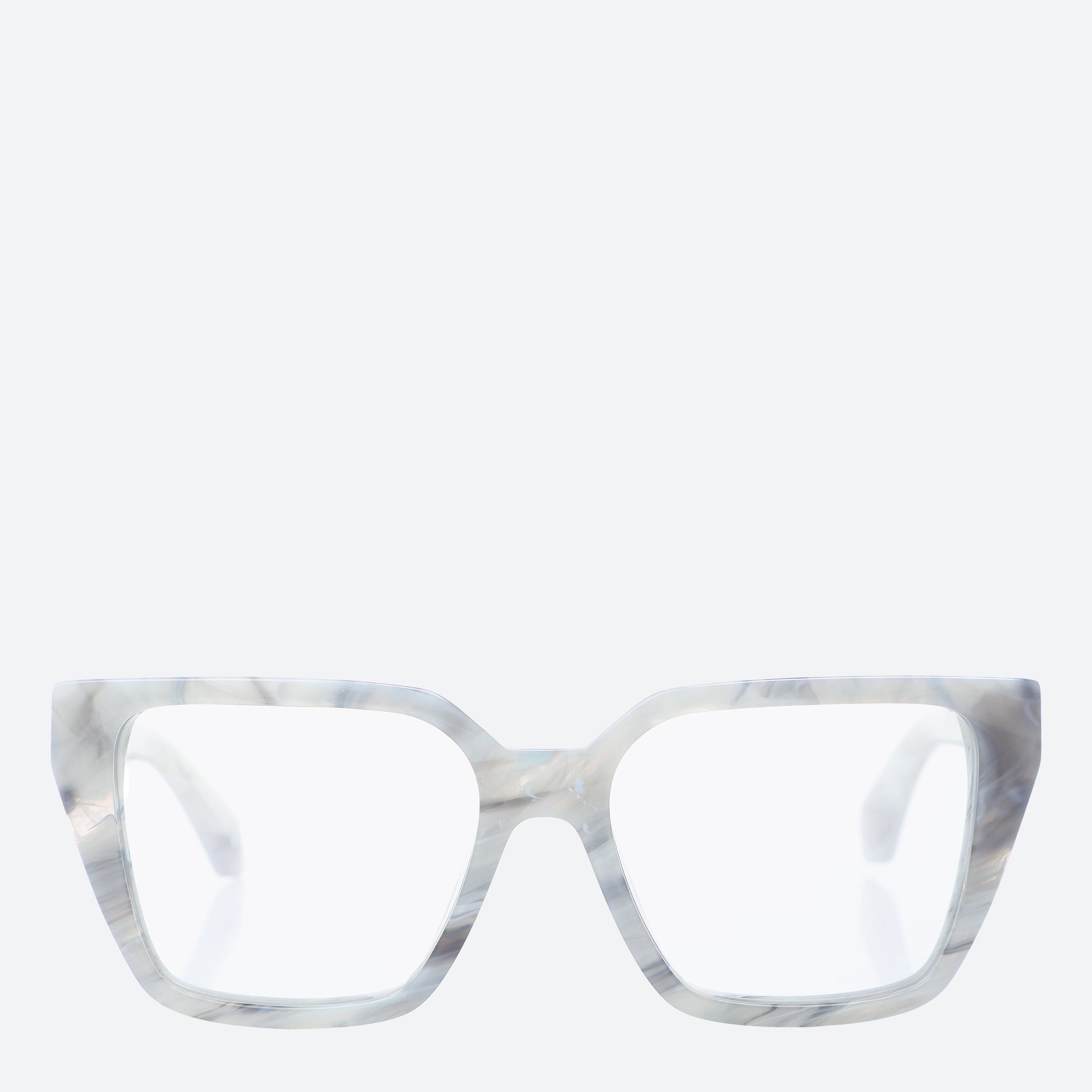 Off White Optical S Reading Glasses - Marble Blue