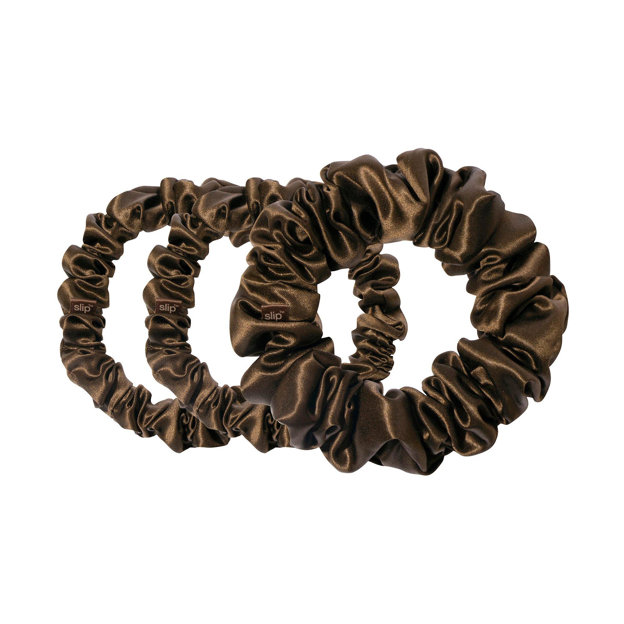 dark brown - Slip - Assorted Scrunchies - 2