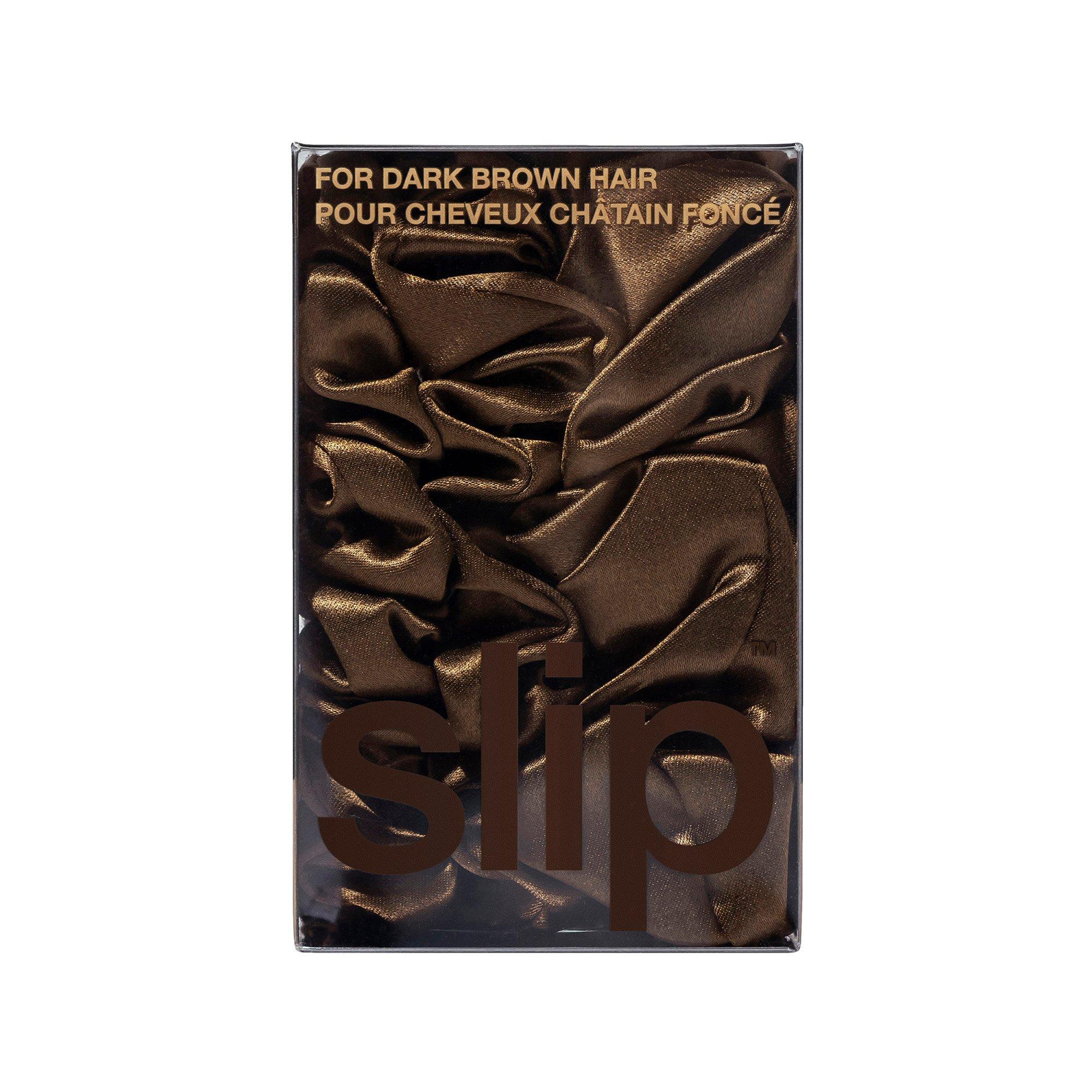 dark brown - Slip - Assorted Scrunchies - 3