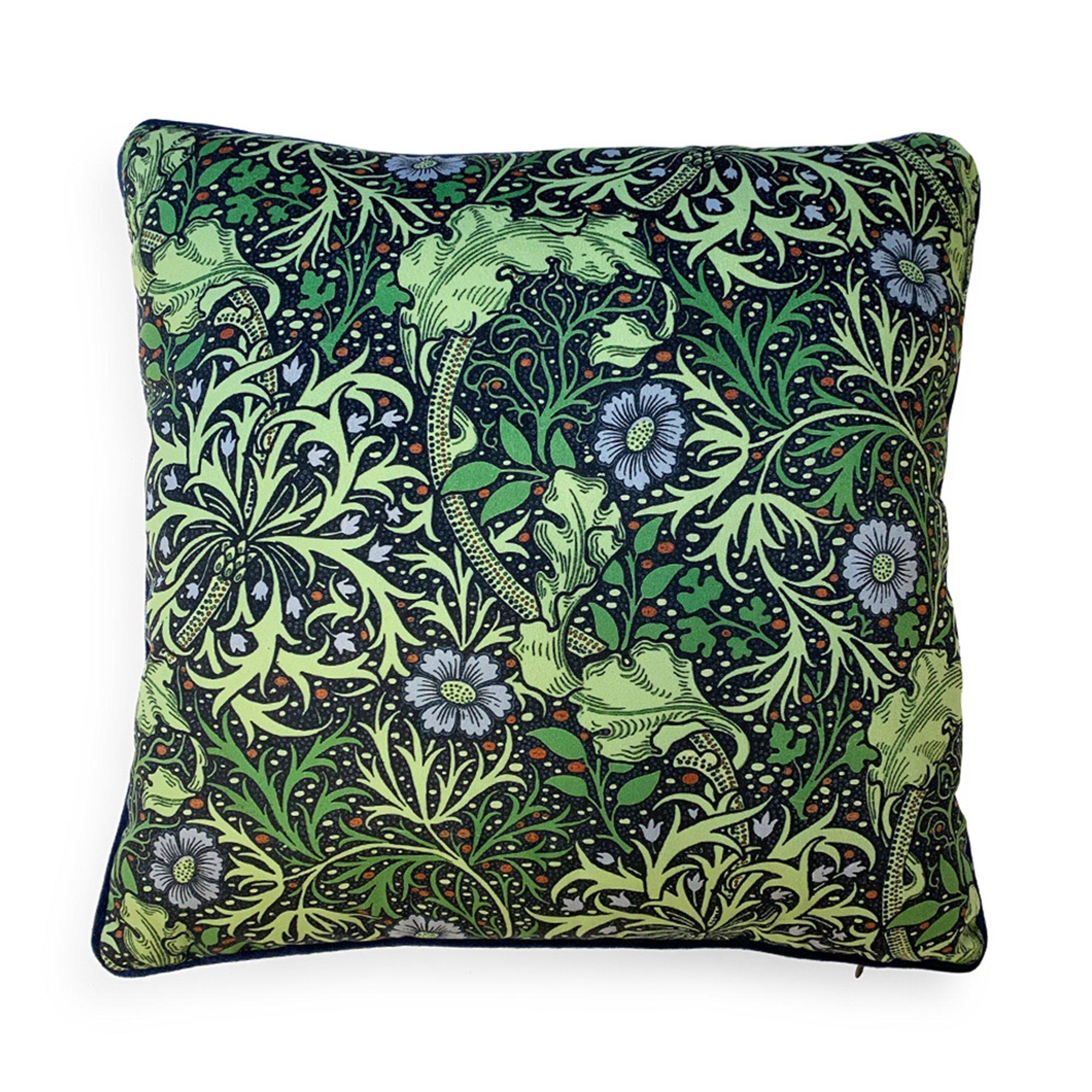 The Art Group  William Morris Cushion - Seaweed