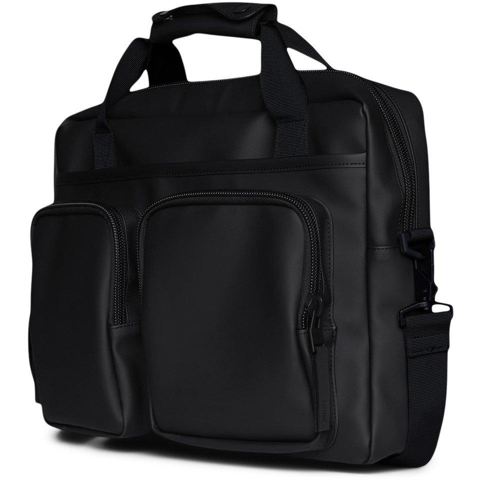 Black 01 - Rains - Texel Tech Laptop Bags - 2