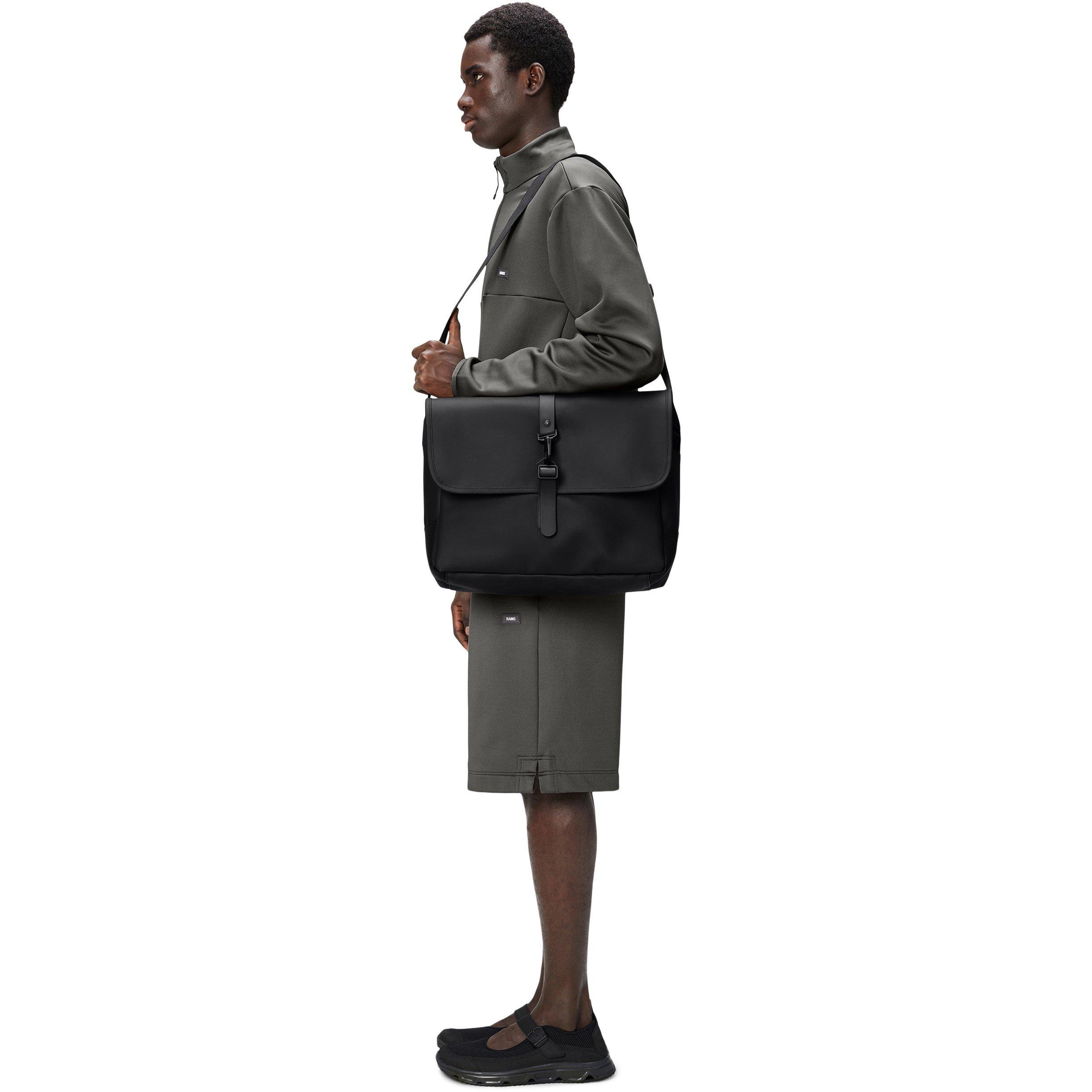 Black 01 - Rains - Messenger Bag - 2