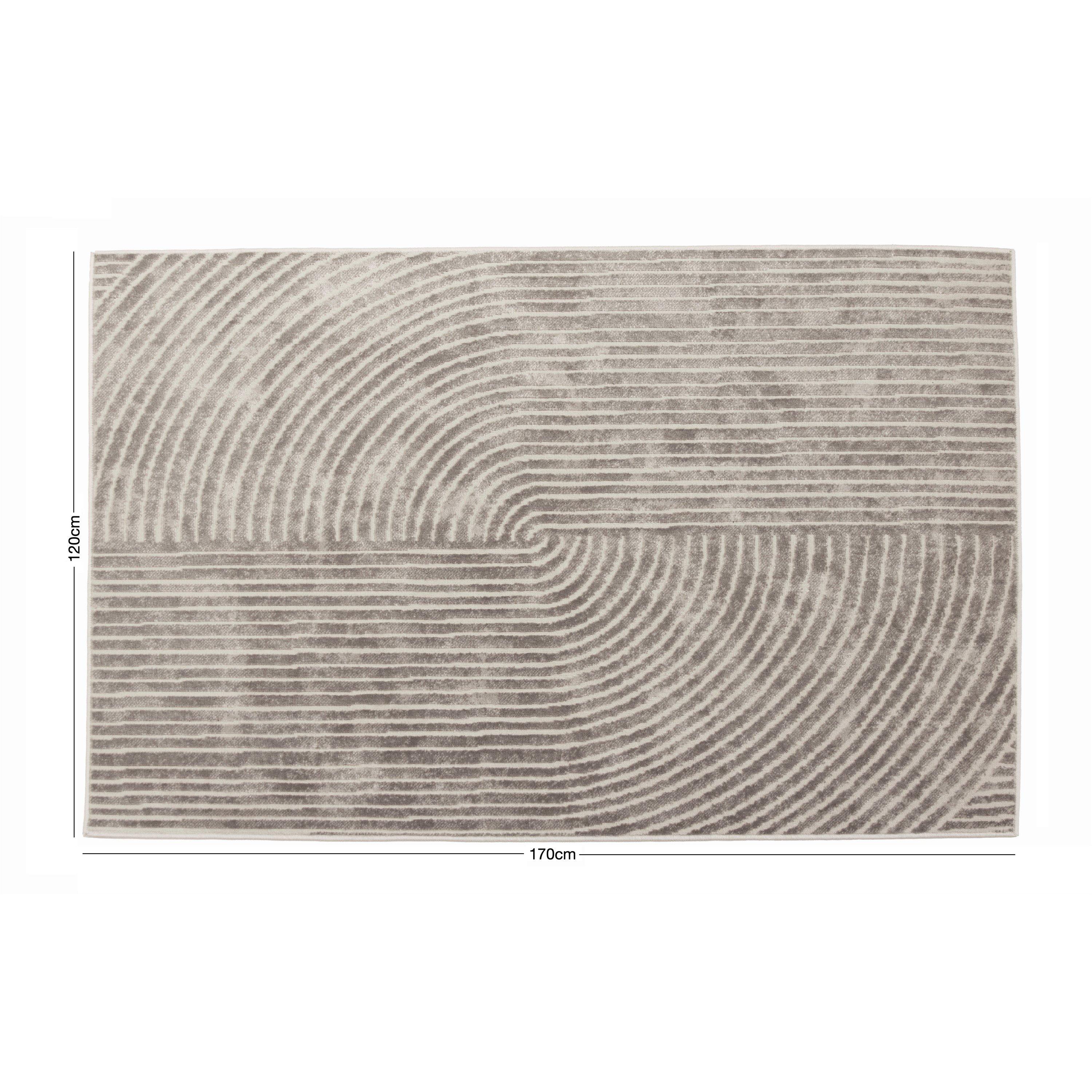 Grey - Arthouse - Muse Zen Grey 120 x 170cm Rug - 5