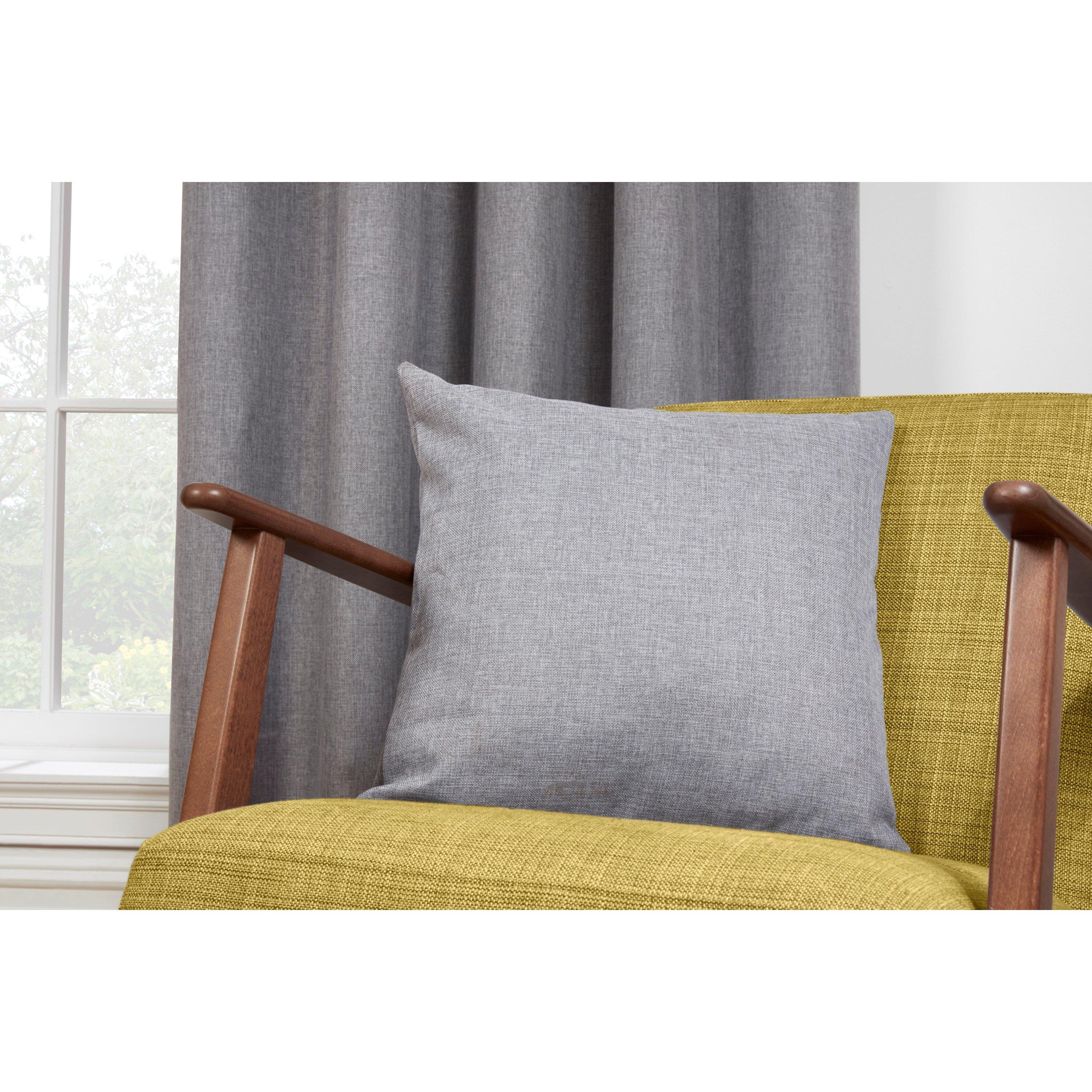 Sundour  Eclipse Plain Cushions - Pewter - Cover only