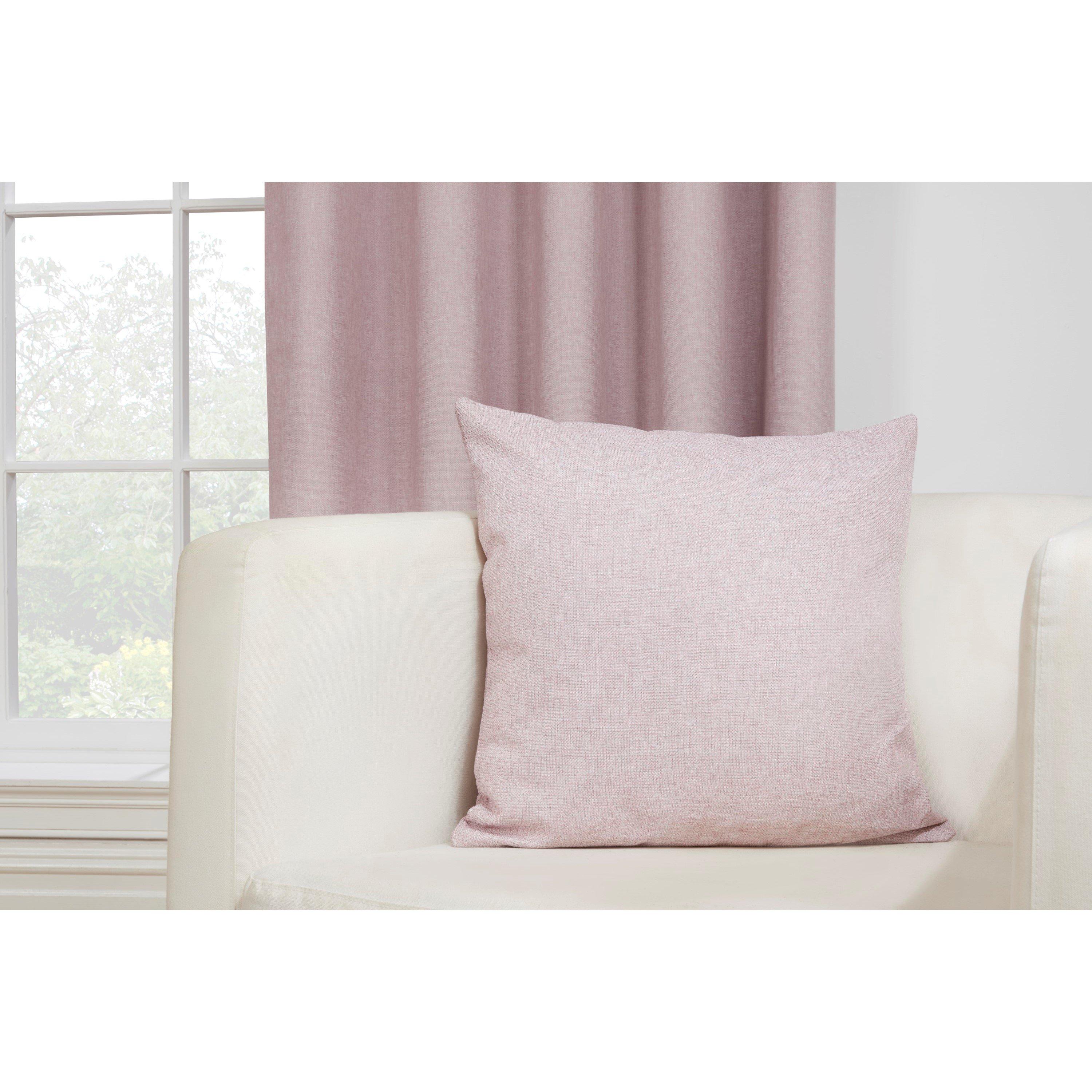 Sundour  Eclipse Plain Cushions - Blush - Filled