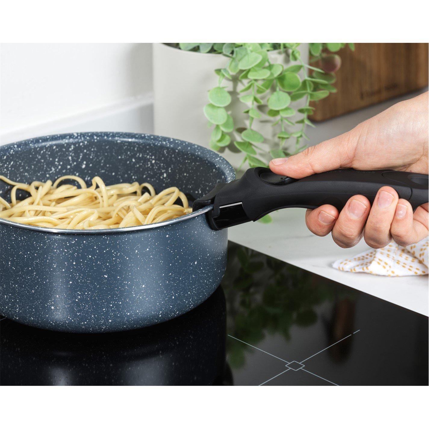 Grey - Russell Hobbs - 4pc Clip SauPan Set 00 - 5