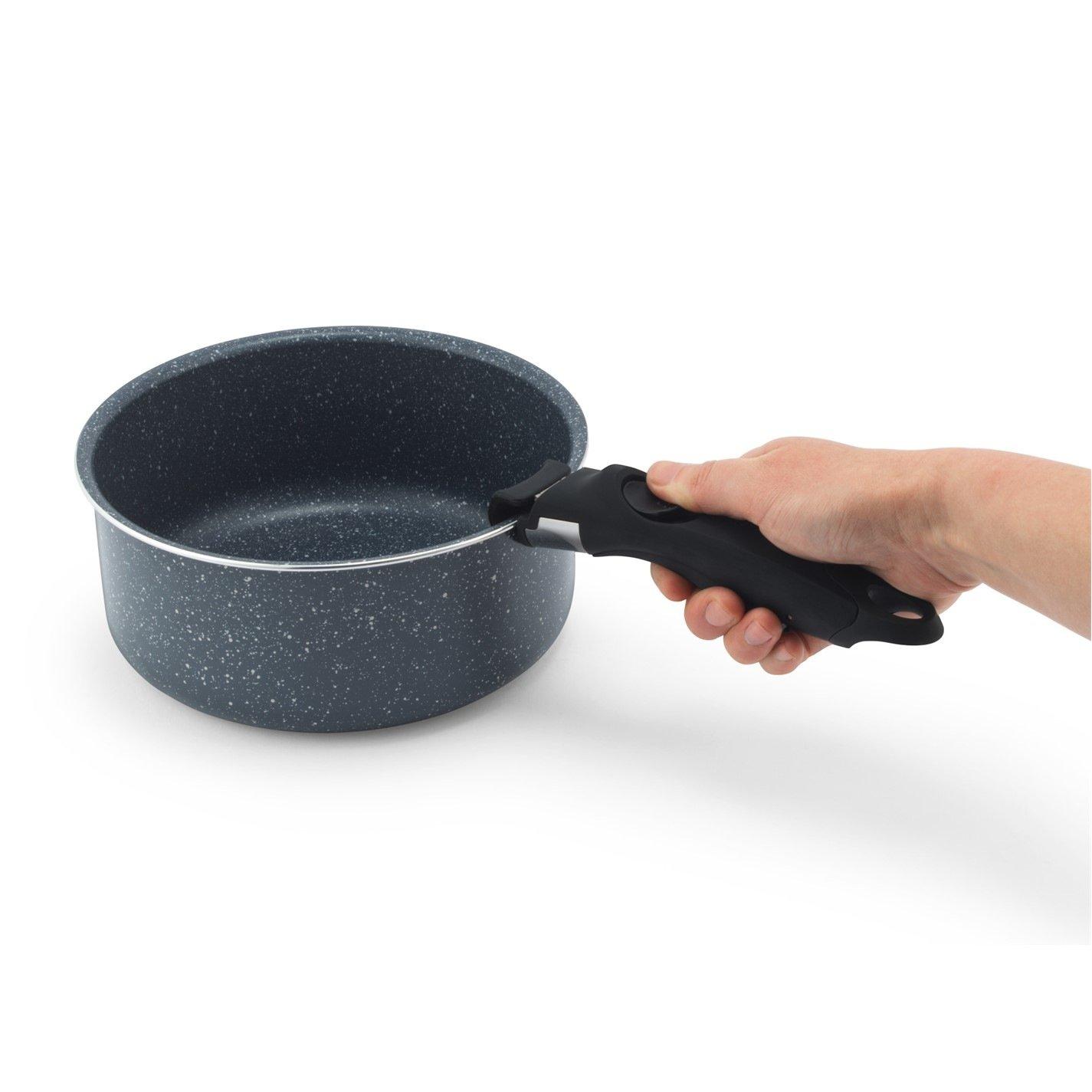 Grey - Russell Hobbs - 4pc Clip SauPan Set 00 - 10