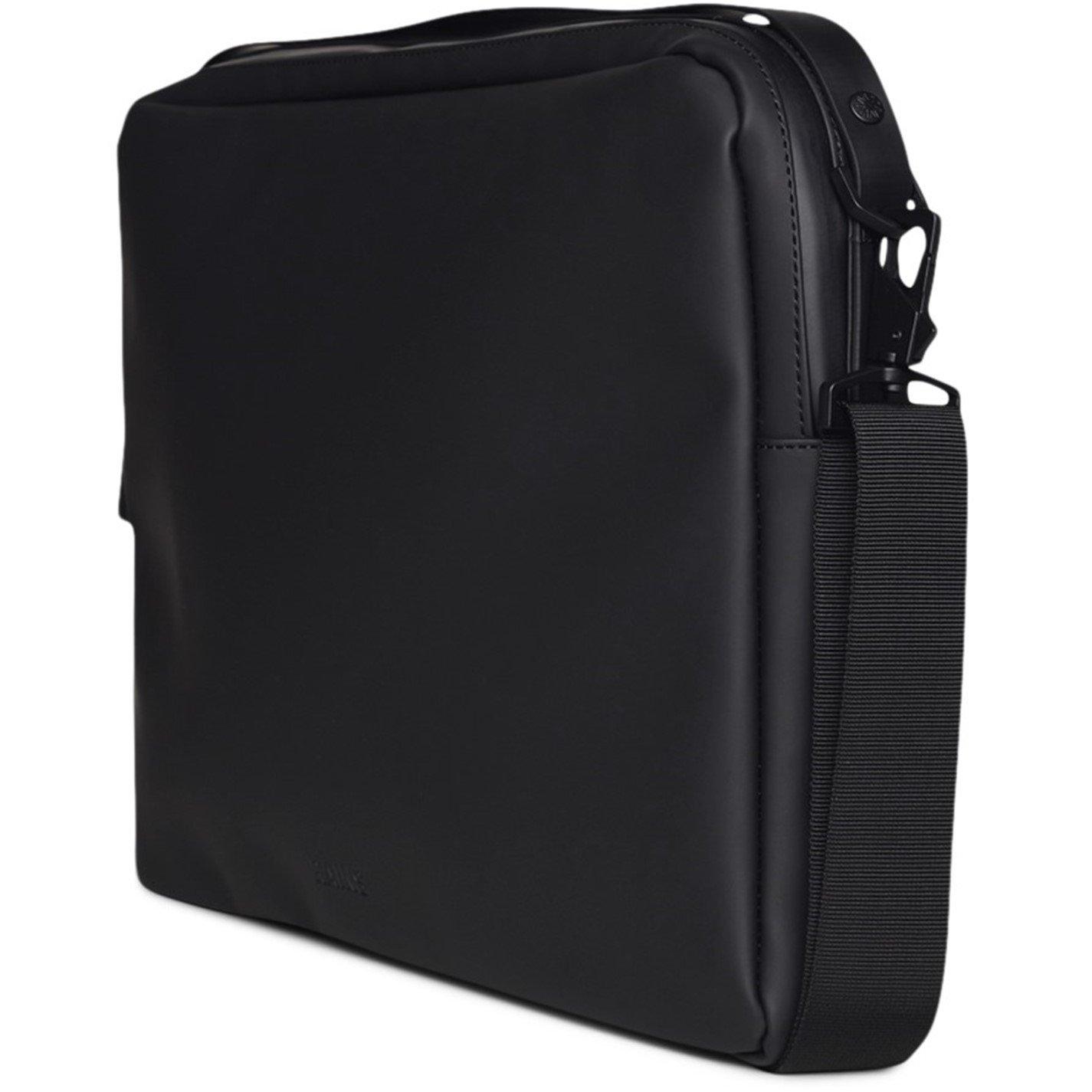 Black 01 - Rains - Laptop Bag 15/16 - 2