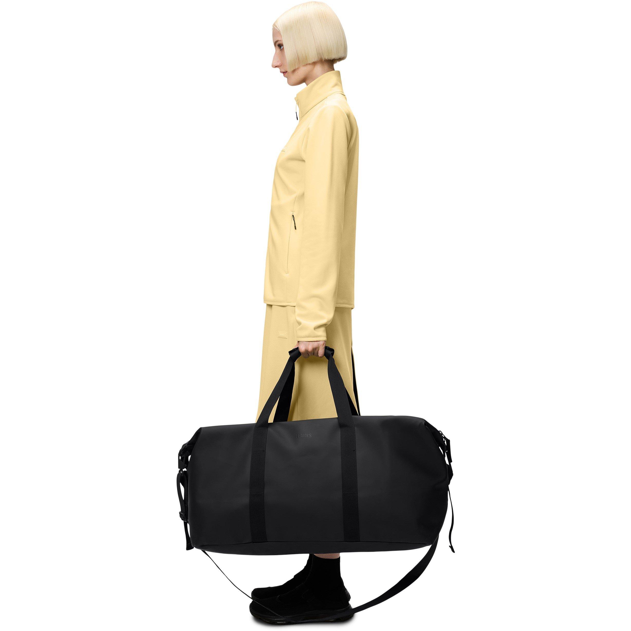 Black 01 - Rains - Hilo Large Weekend Holdall - 5