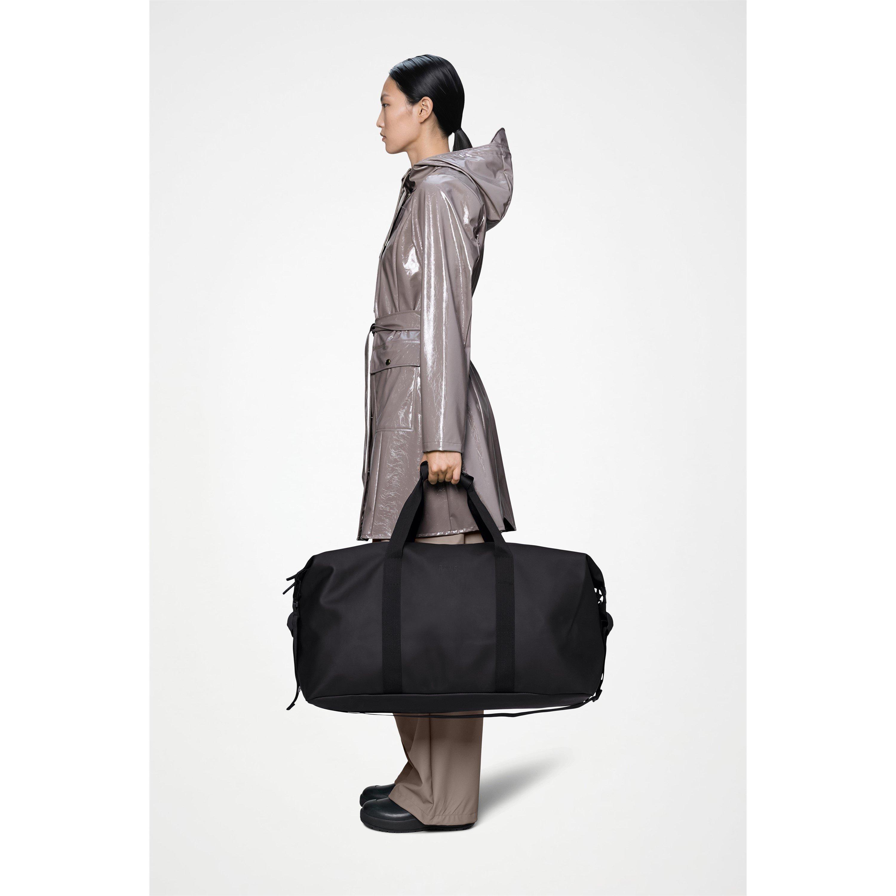 Black 01 - Rains - Hilo Weekend Bag Large - 4