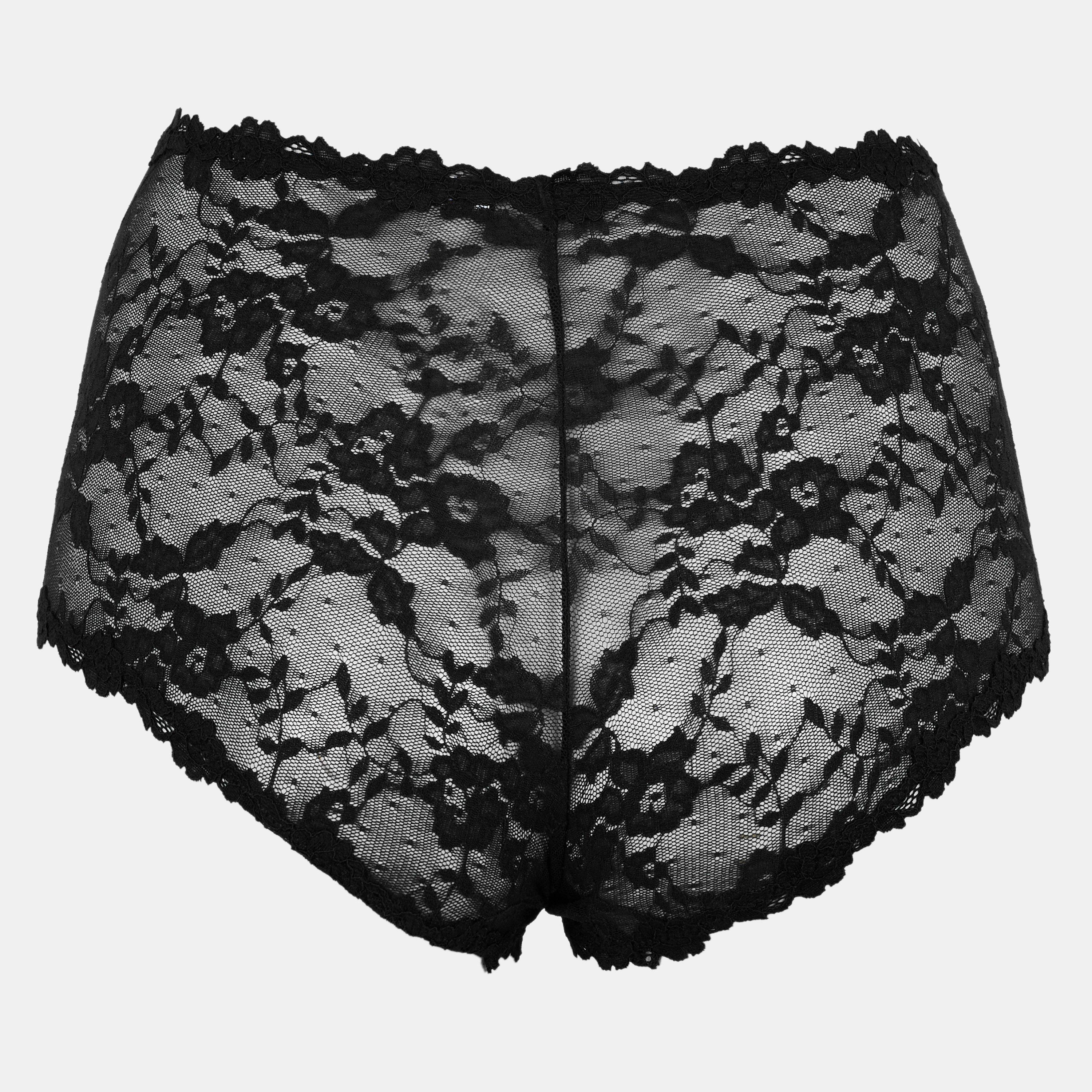 Soot - SKIMS - Womens Stretch Lace Boyshort - 2