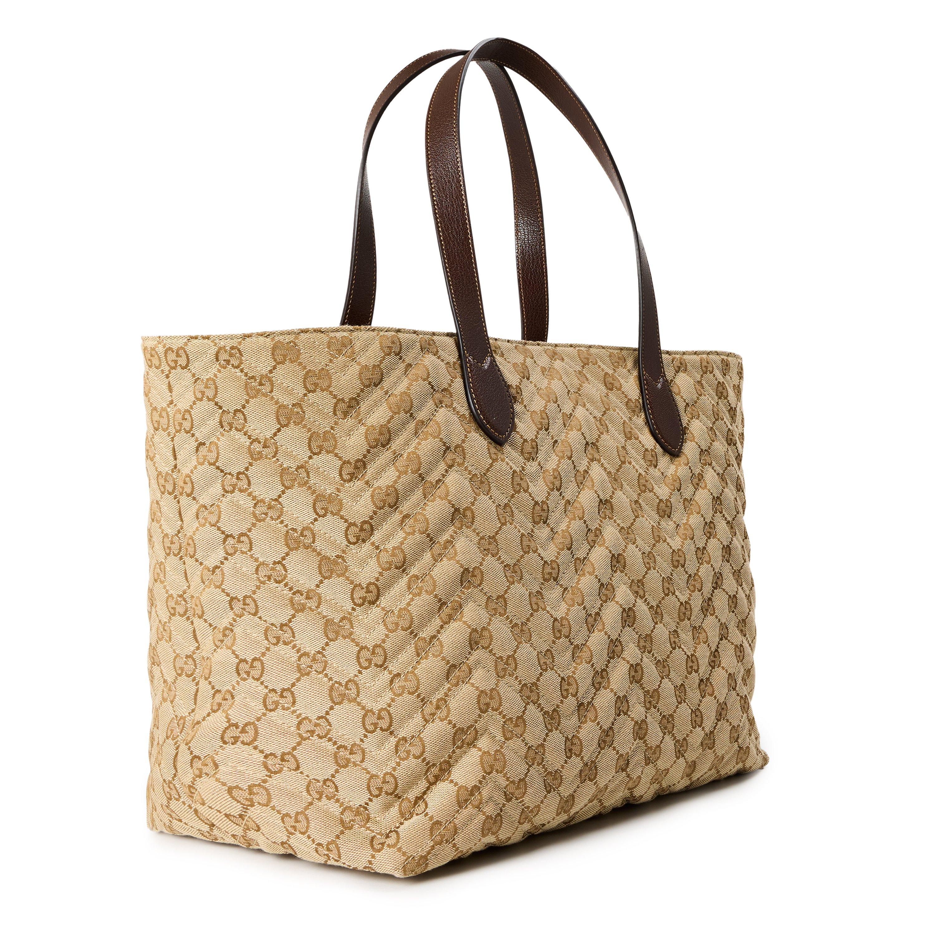 Vintage Sand - Gucci - Gucci Mrmt Tote Lrg Ld63 - 2