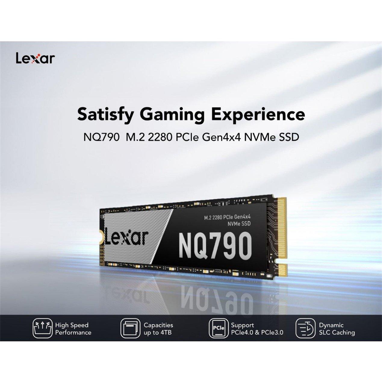 Zwart - Lexar - NQ790 2TB Internal M.2 SSD - 10