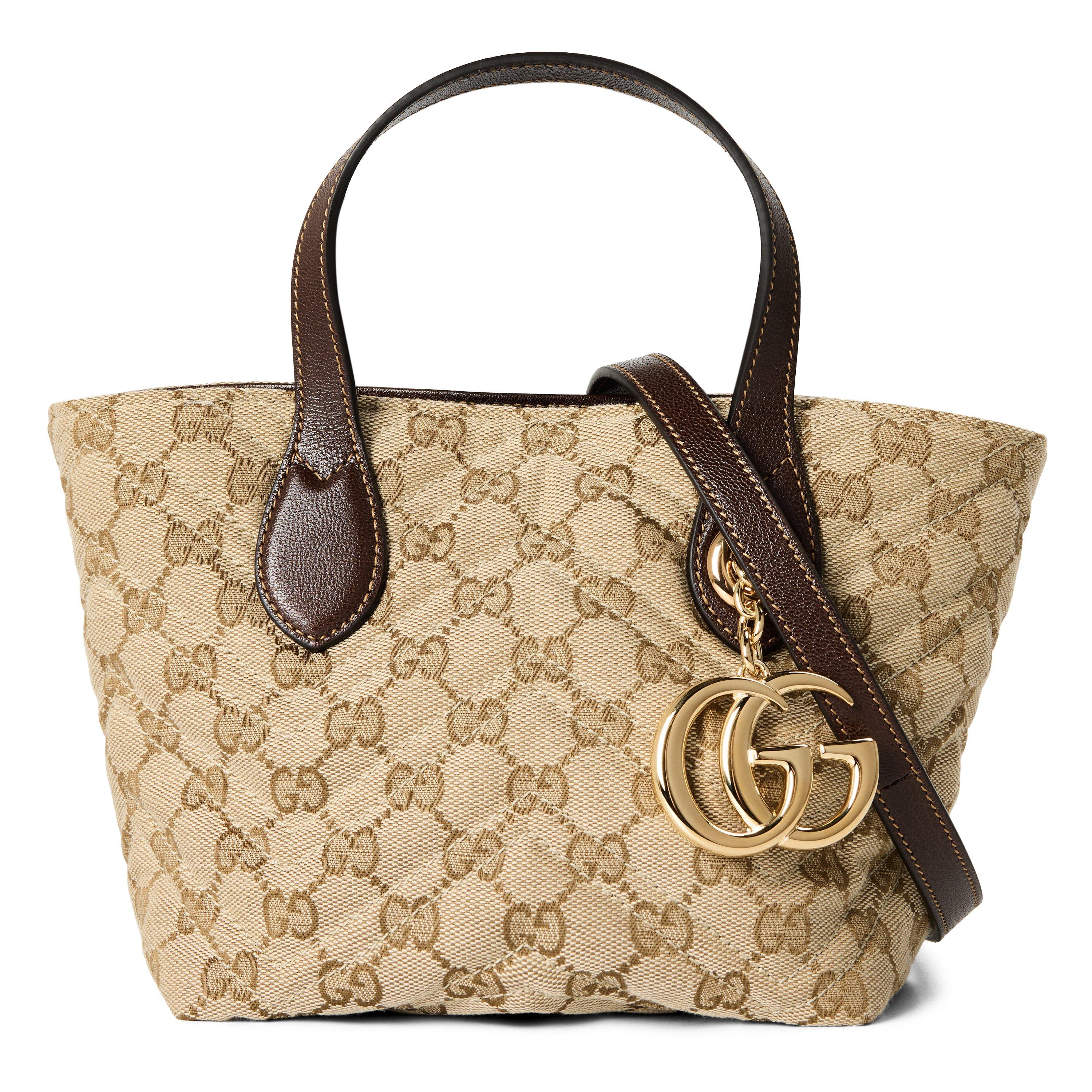 Vintage Sand - Gucci - Gucci Mrmt Tote Sml Ld63 - 1