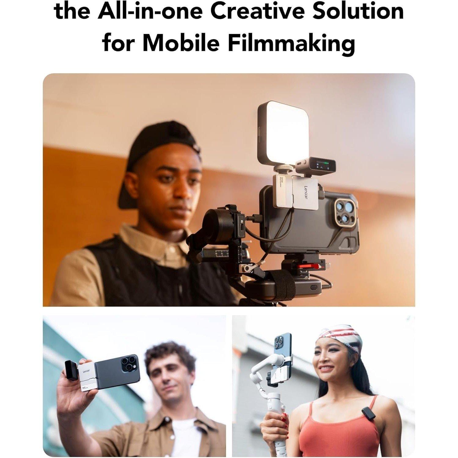 Black - Lexar - Professional SL400 GO 2TB External SSD - 2