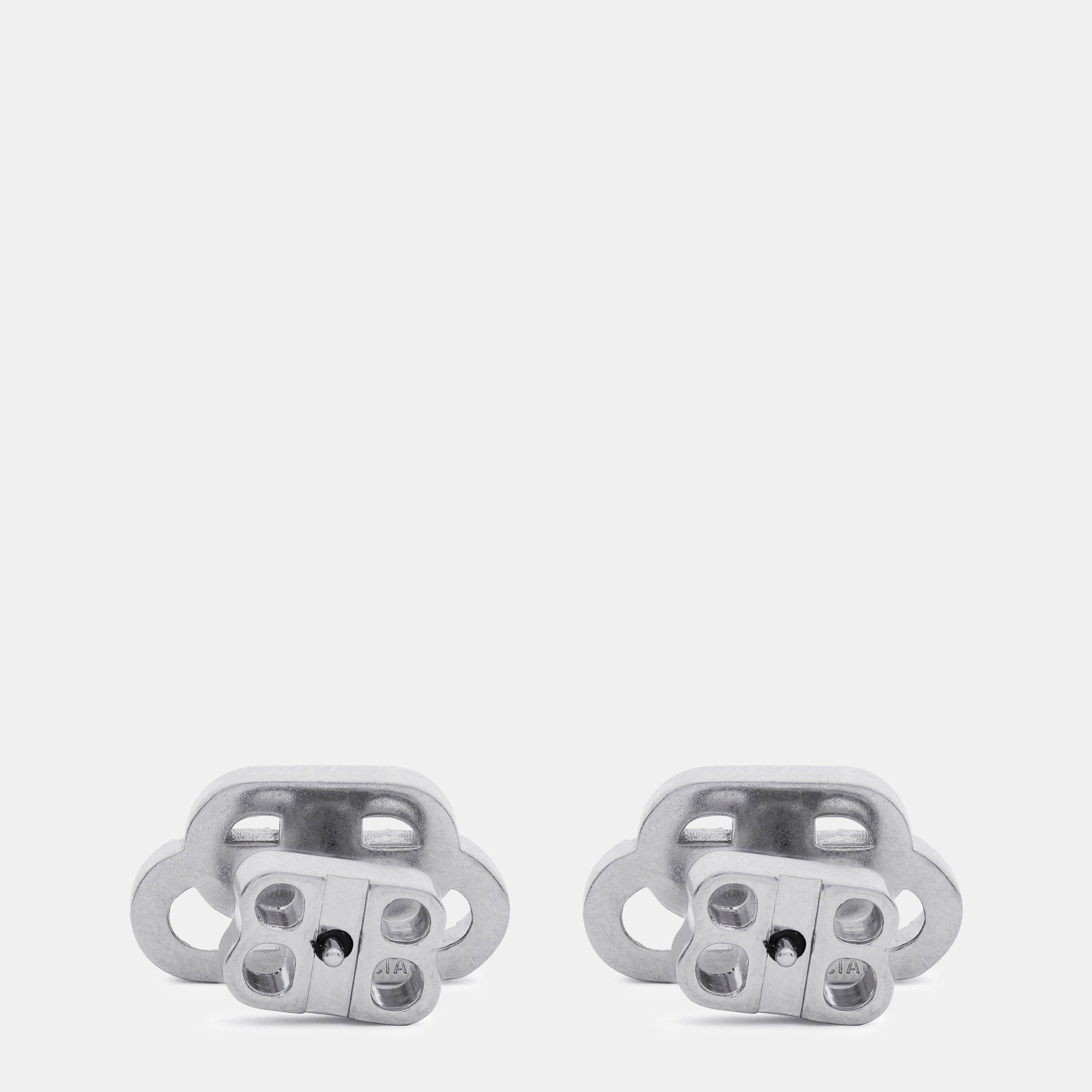 Slvr/Cryst 7155 - Balenciaga - Bb Xs Stud Crystal Earrings - 2