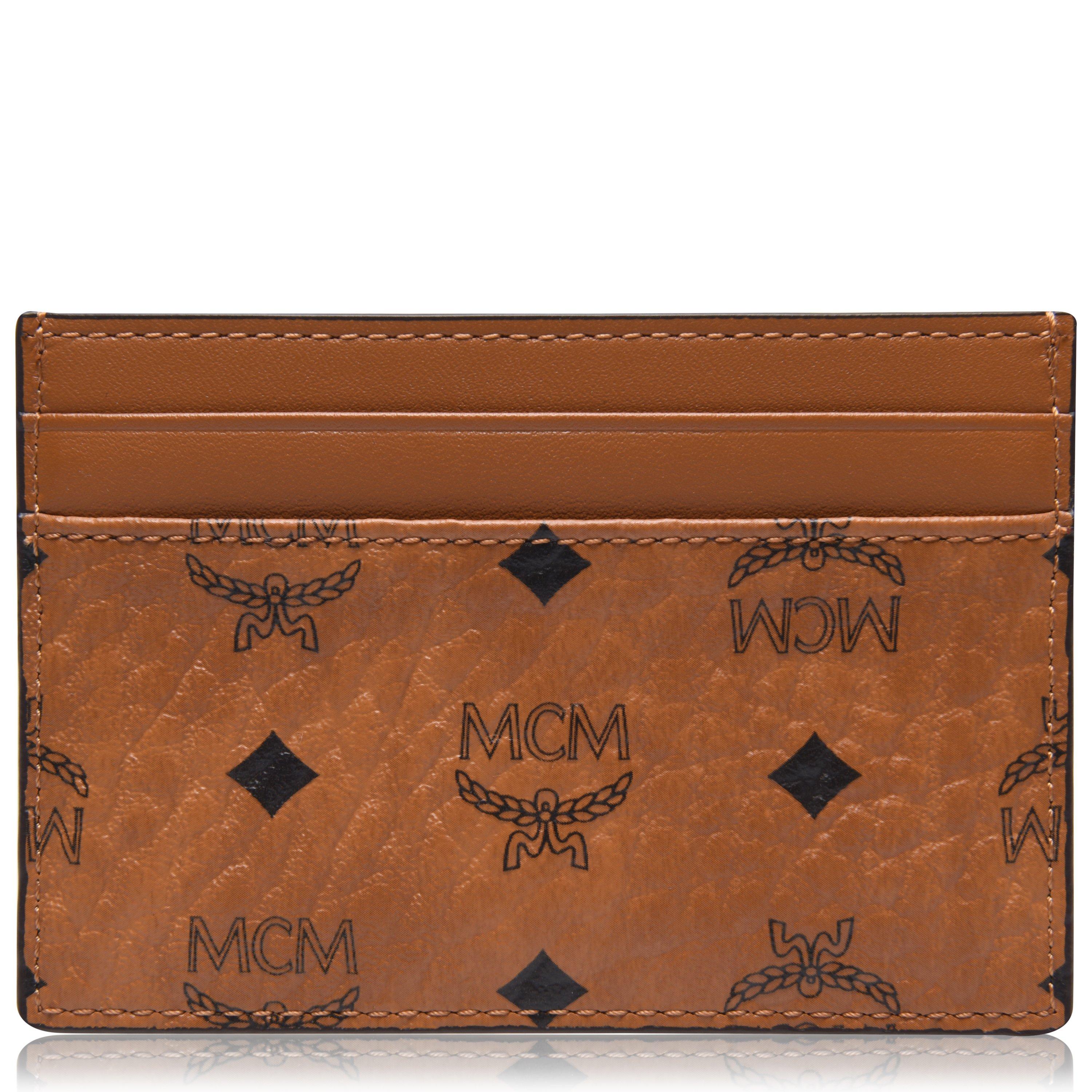 Cognac - MCM - Visetos Card Holder - 1