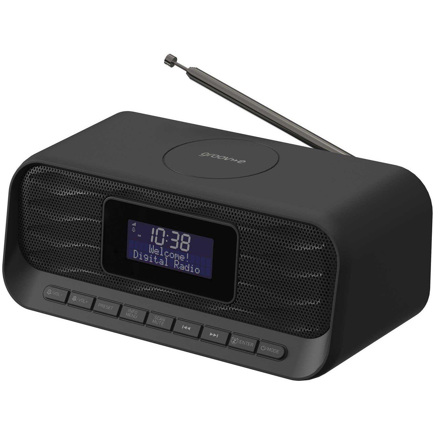 Black - Groov-e - Groov-e Zeus DAB/FM Clock
