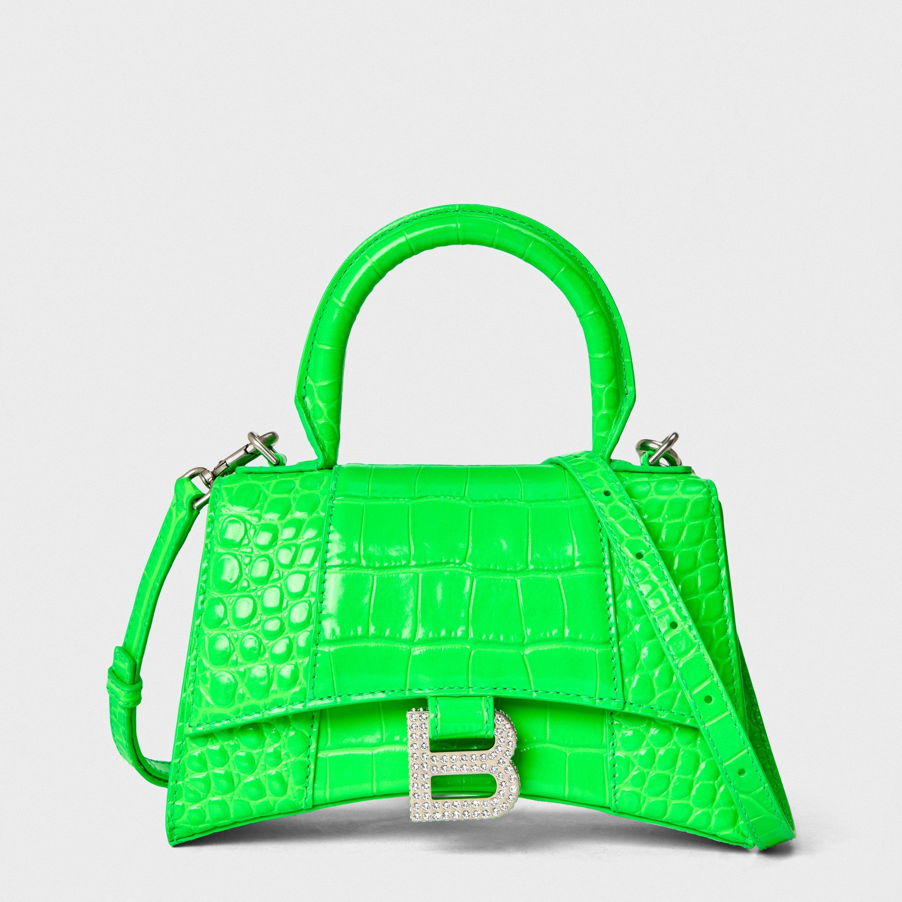Fluo Green - Balenciaga - Women's Top Handle Bag - 1