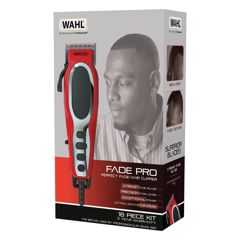 Red - Wahl - Fade Pro Perfect Face Hair Clipper - 4