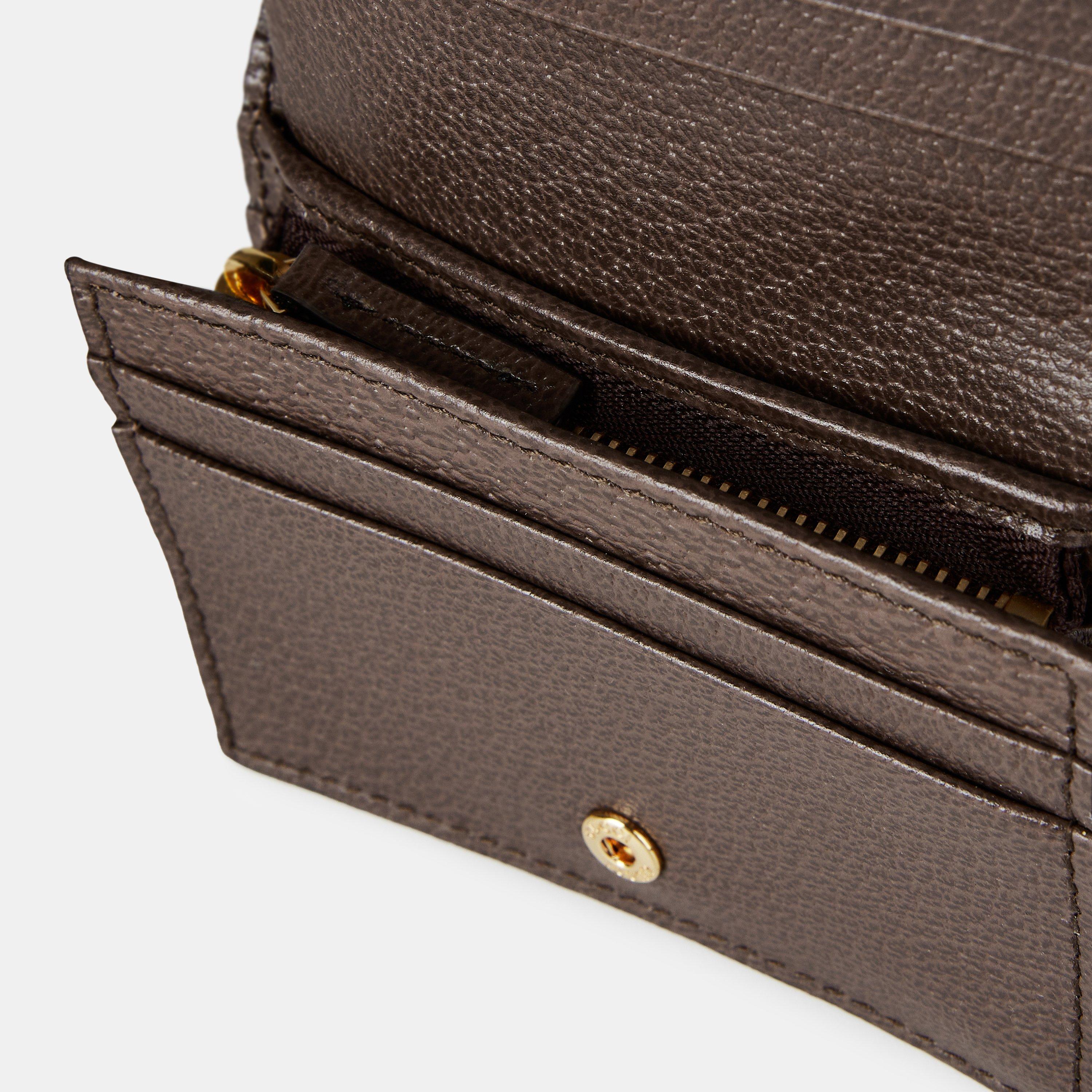 Ebony/Ac 8745 - Gucci - Women's Canvas Leather Ophidia GG Wallet - 4