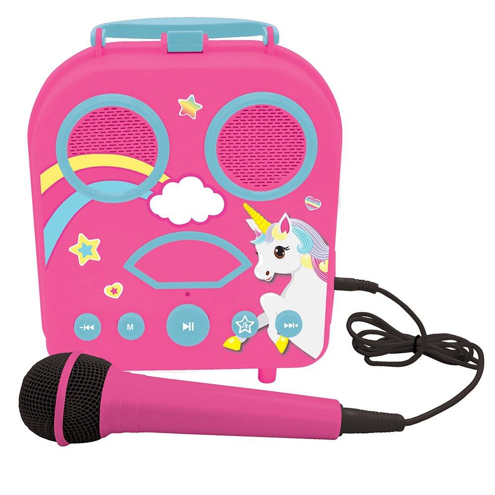 Pink - Lexibook - My Secret Portable Karaoke with Microphone - Unicorn - 1