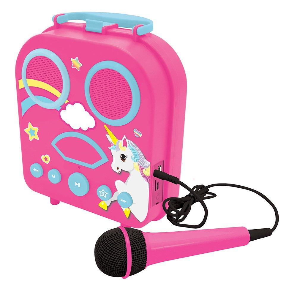 Pink - Lexibook - My Secret Portable Karaoke with Microphone - Unicorn - 3