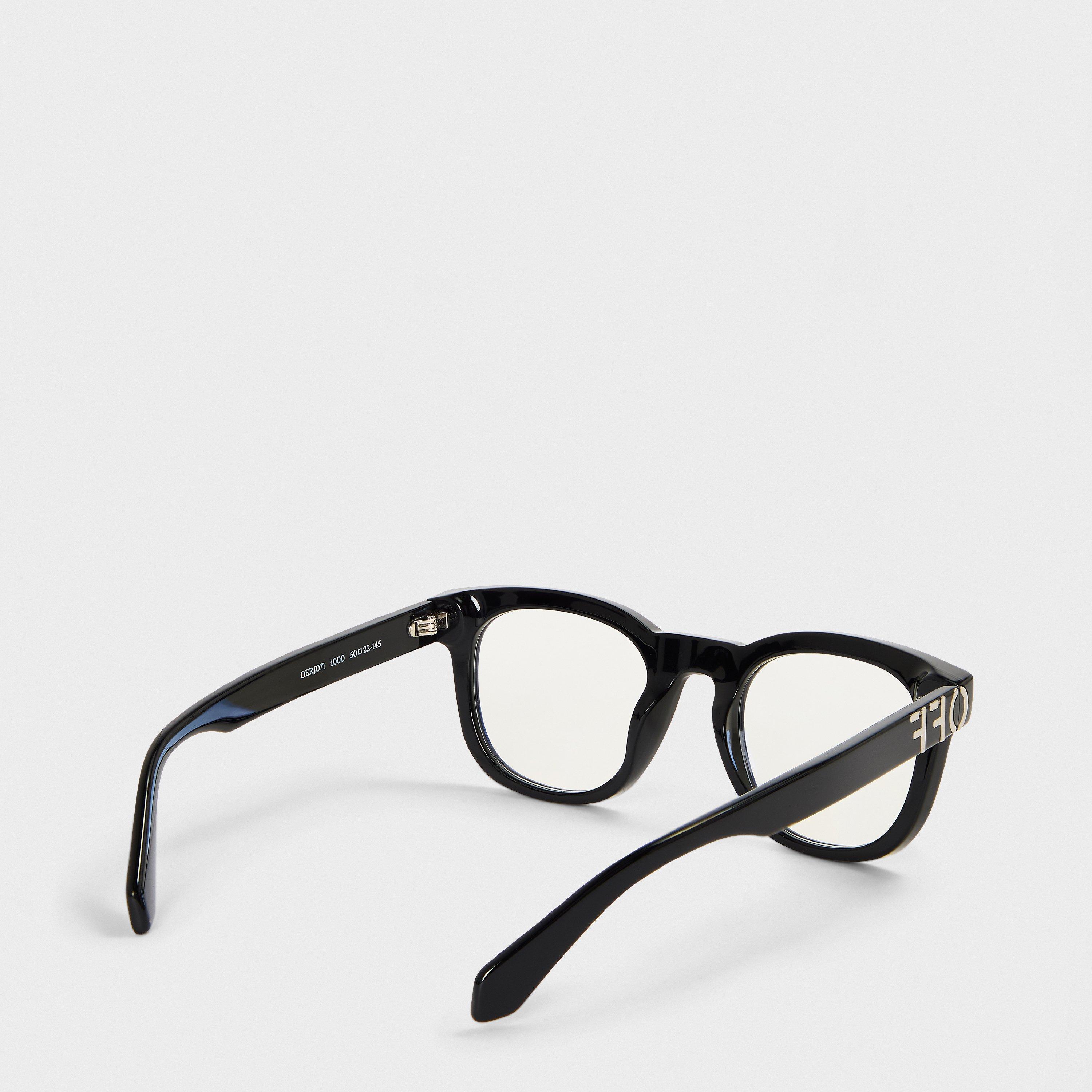 Black - Off White - Unisex Reading Glasses - 2