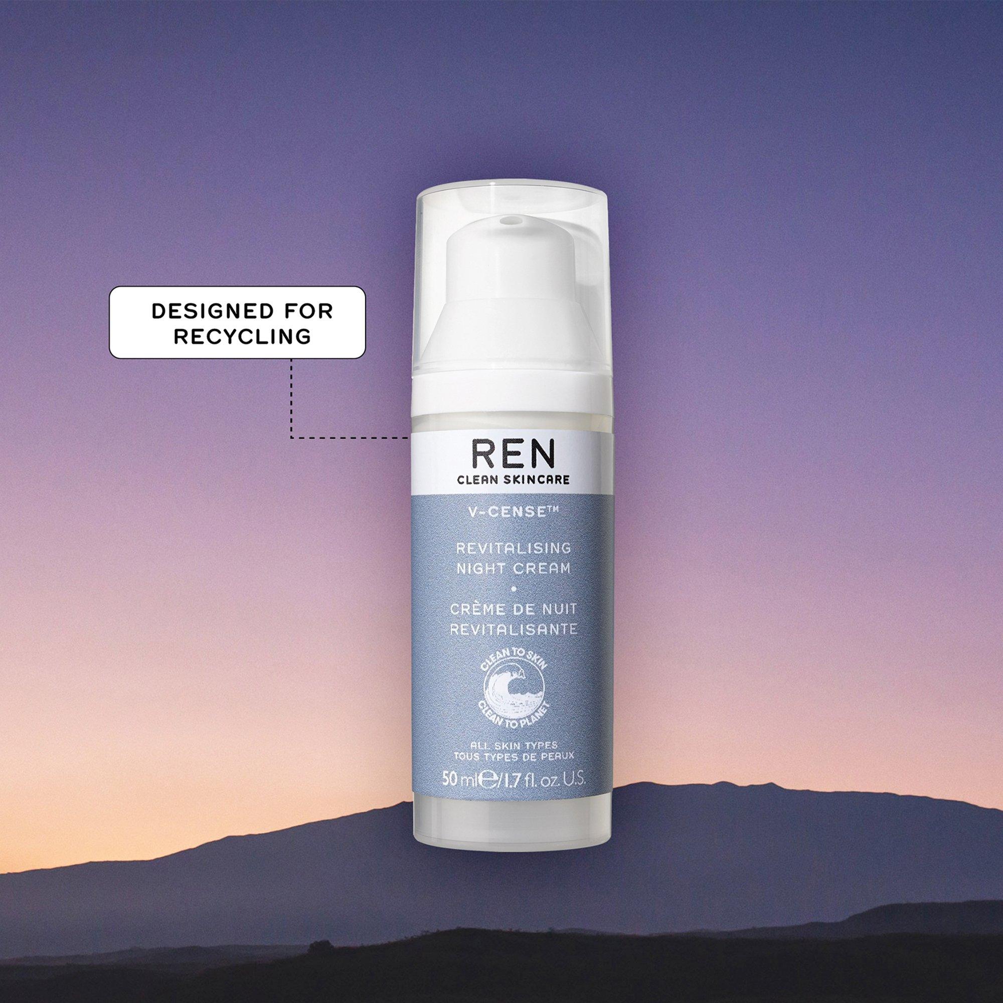 None - Ren - Clean Skincare V-Cense™ Revitalising Night Cream - 5