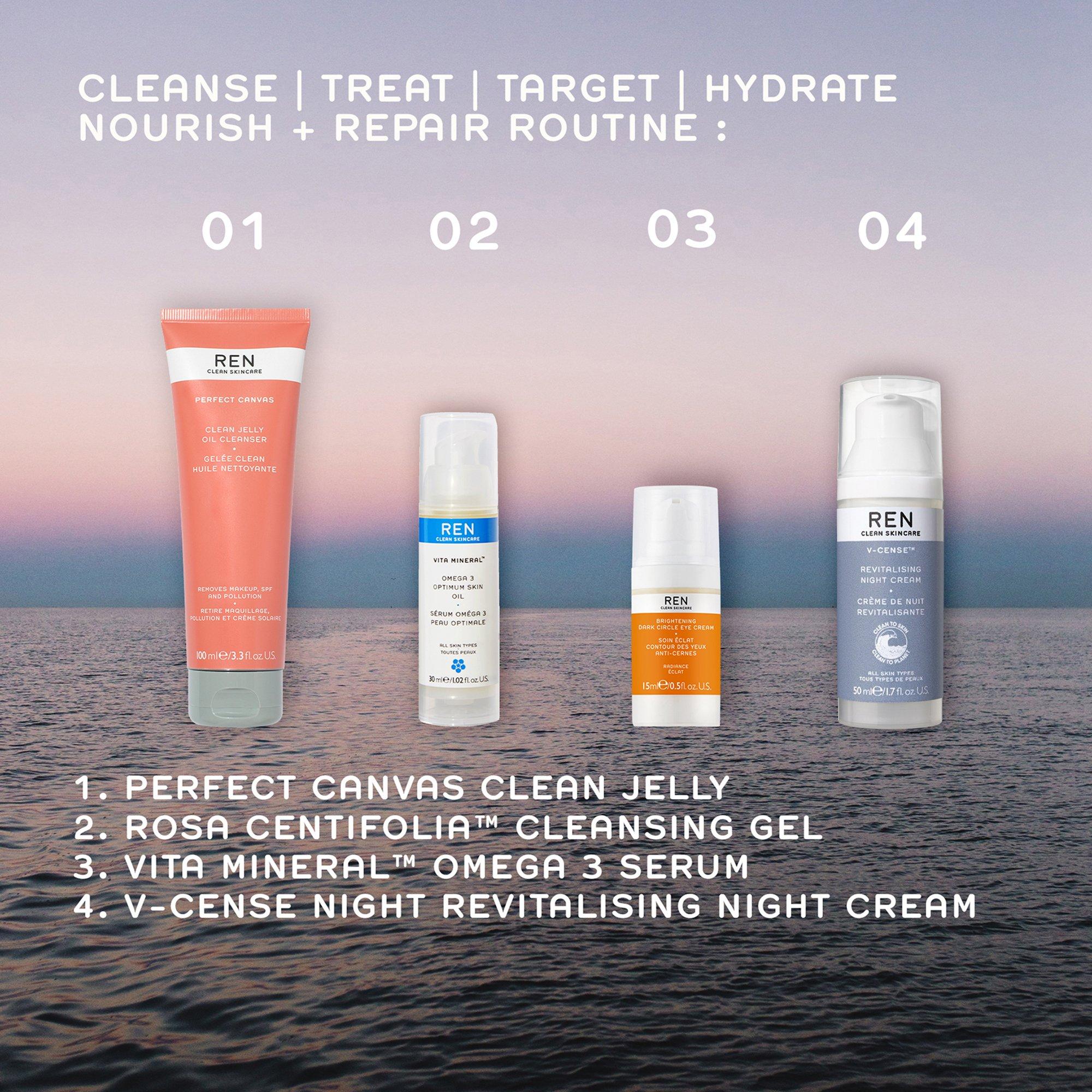 None - Ren - Clean Skincare V-Cense™ Revitalising Night Cream - 7