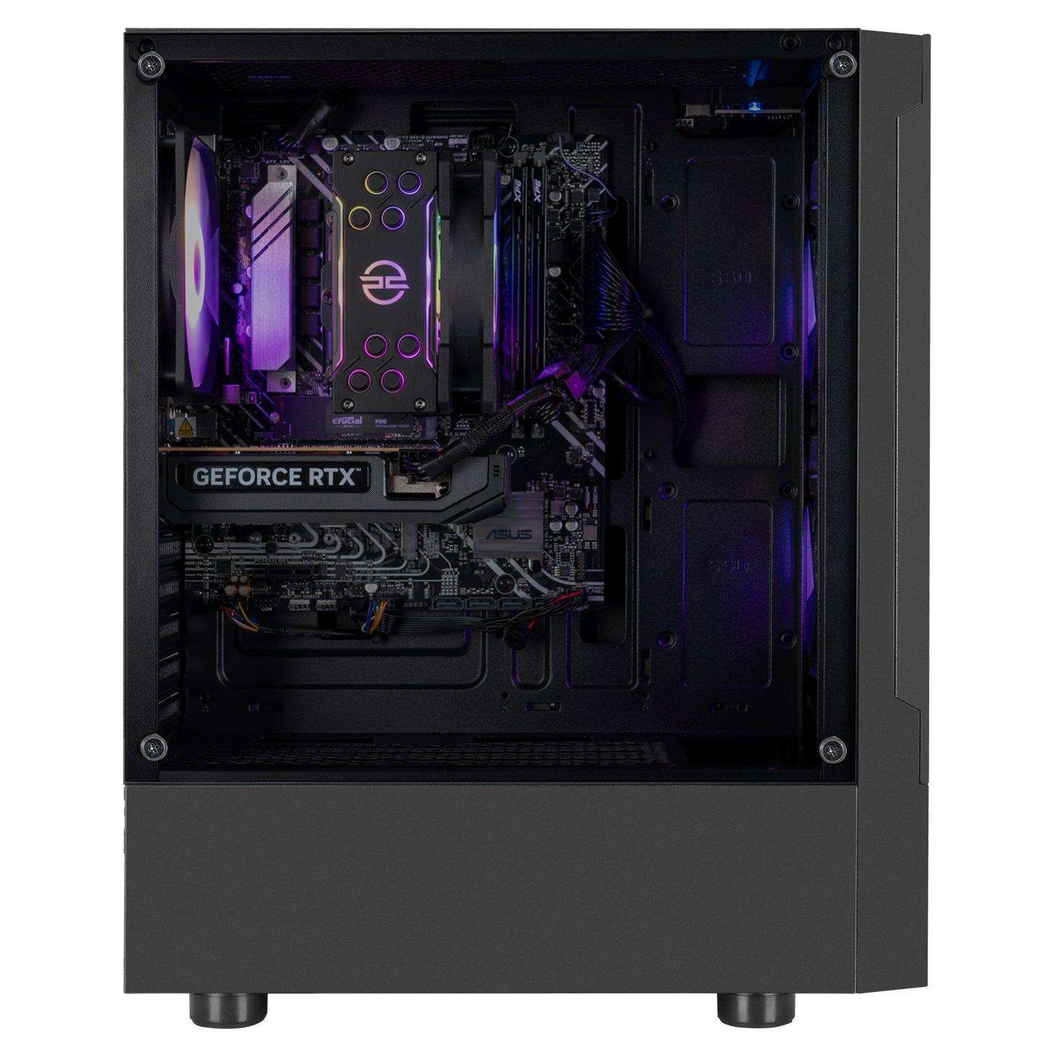 Black - PCSpecialist - Specialist Wraith 152 Gaming PC - AMD Ryzen 5 RTX 5050 - 2