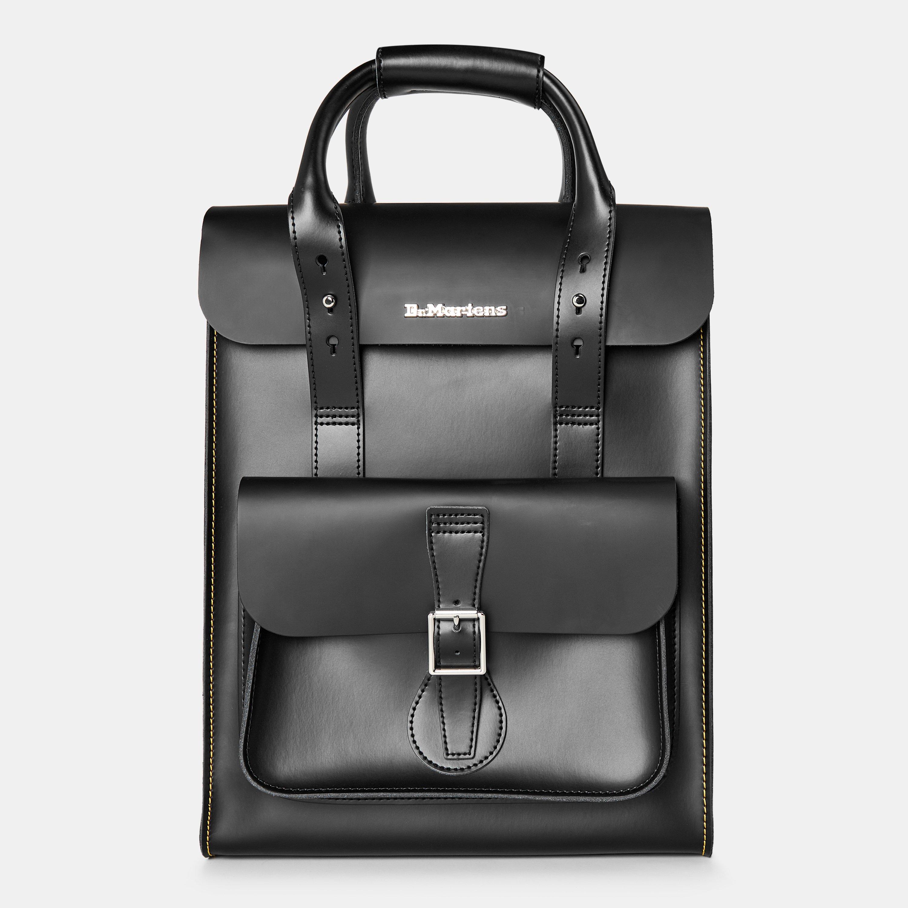 Dr. Martens Black Kiev Smooth Leather Laptop Backpack - Image 3