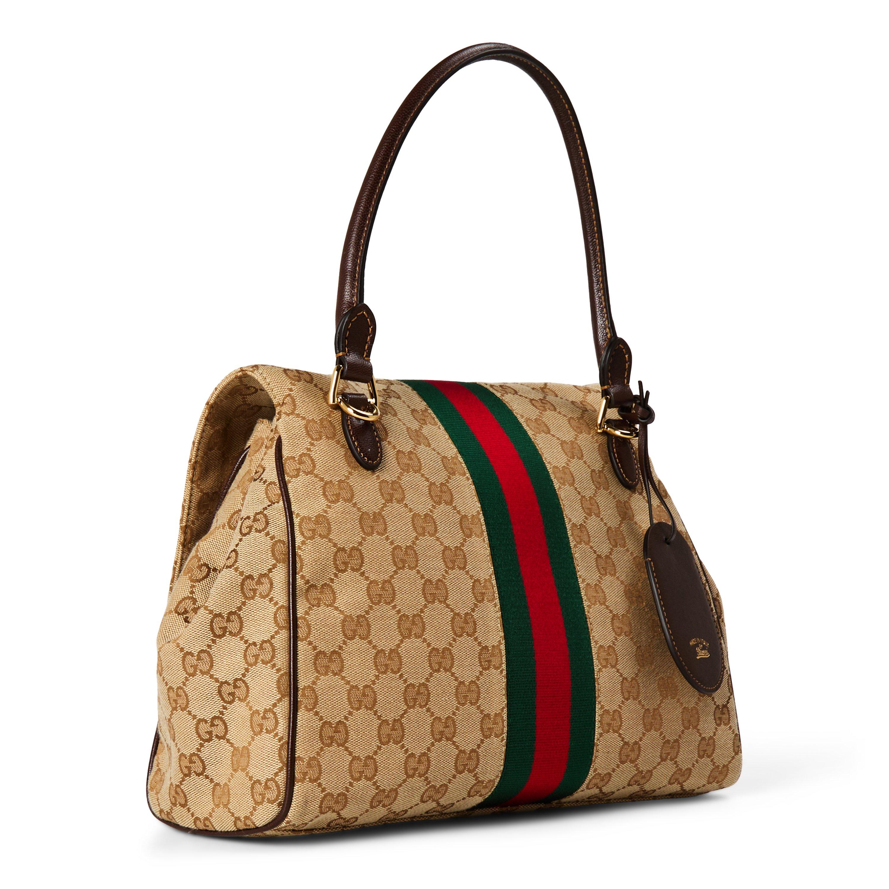 Vintage Sand - Gucci - Gucci Hrsebt Canvas Ld63 - 2