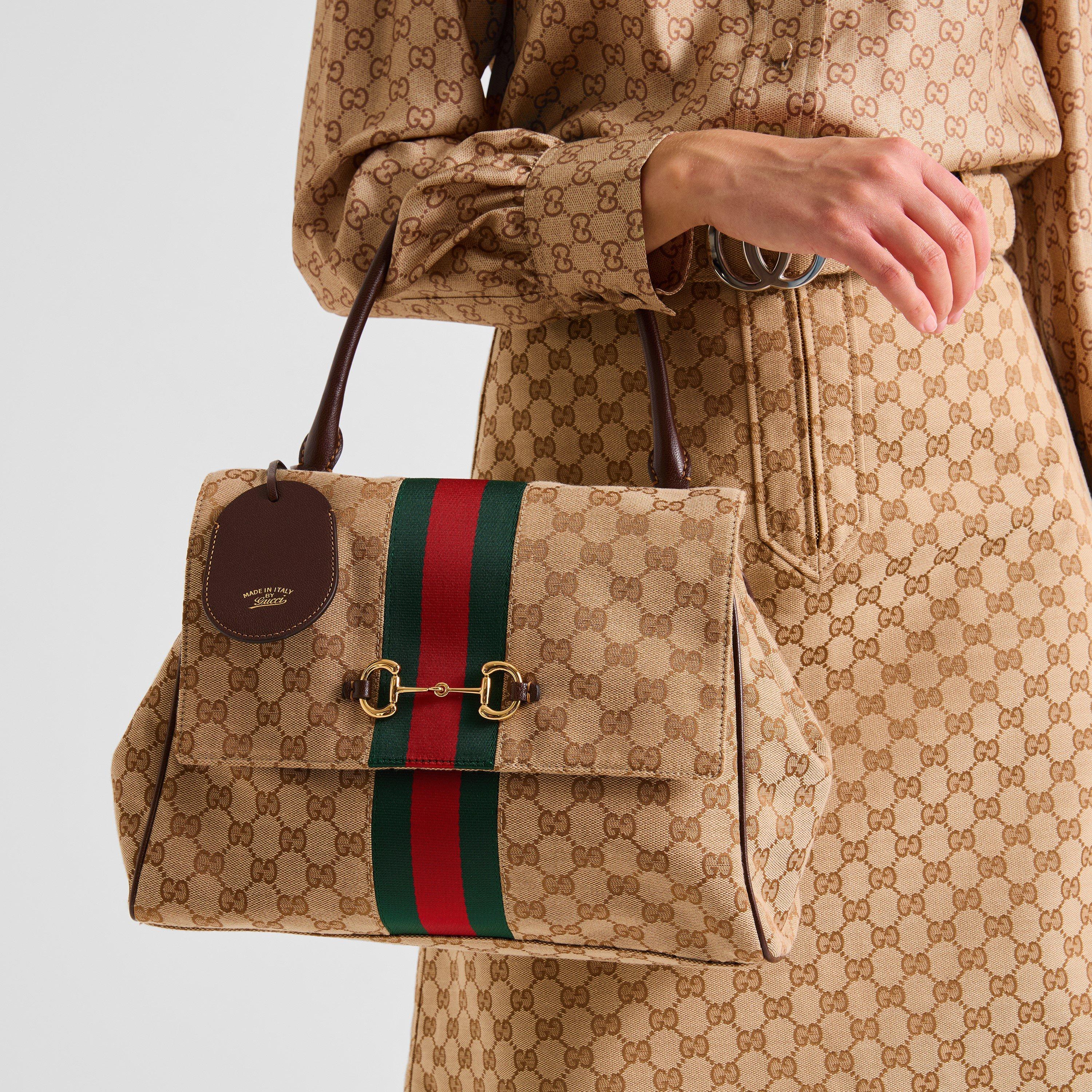 Vintage Sand - Gucci - Gucci Hrsebt Canvas Ld63 - 3