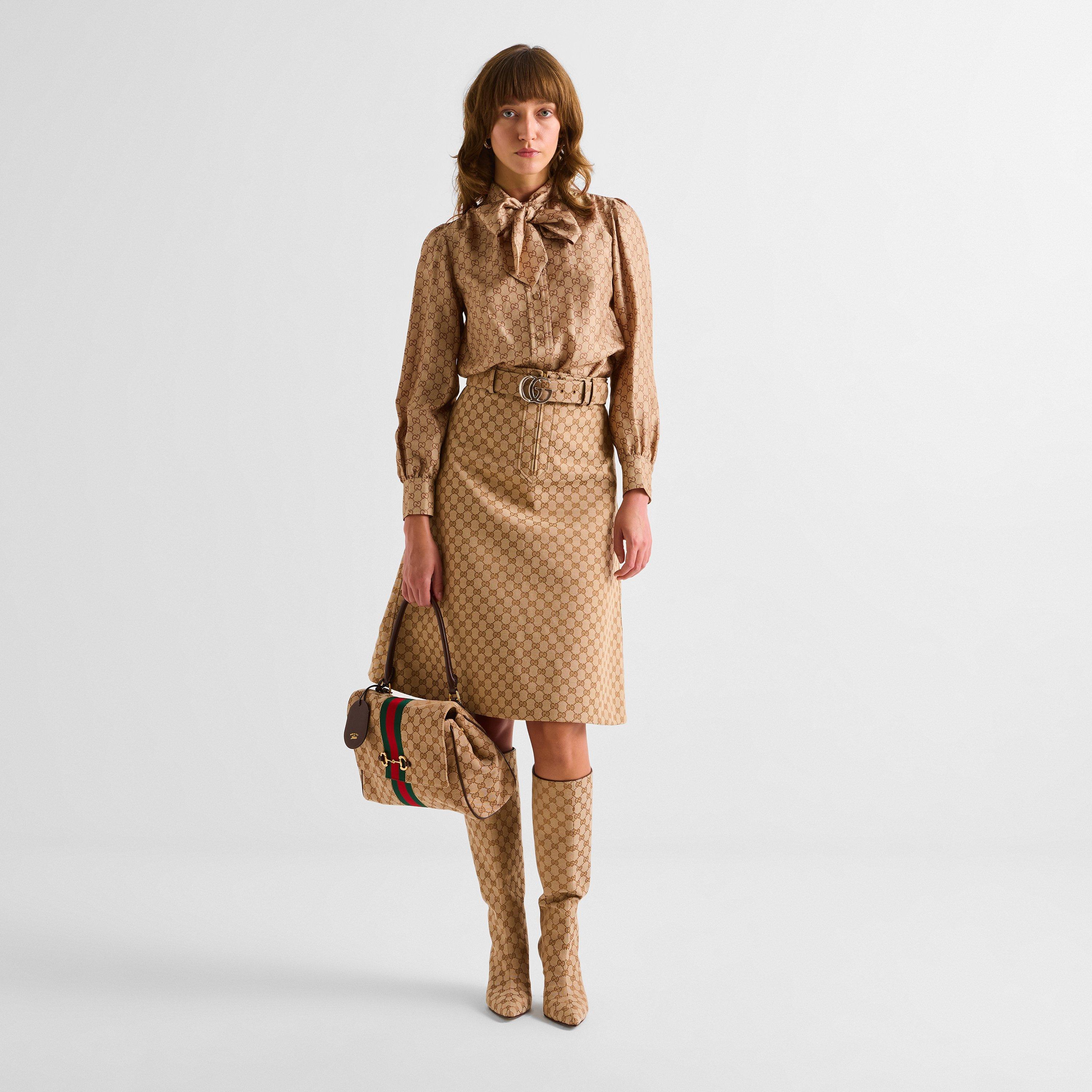 Vintage Sand - Gucci - Gucci Hrsebt Canvas Ld63 - 6
