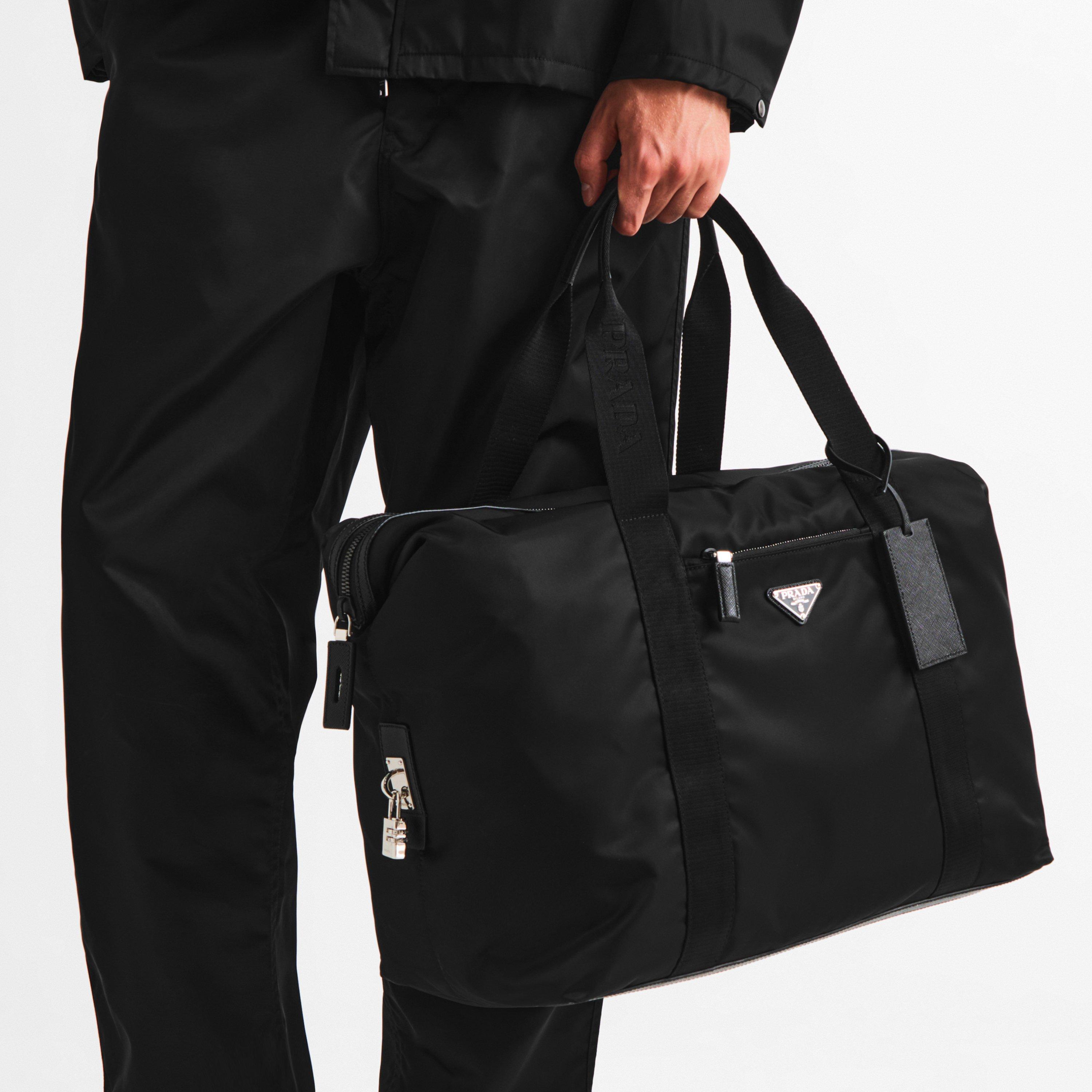 Black - Prada - Men's Duffle Bag - 3