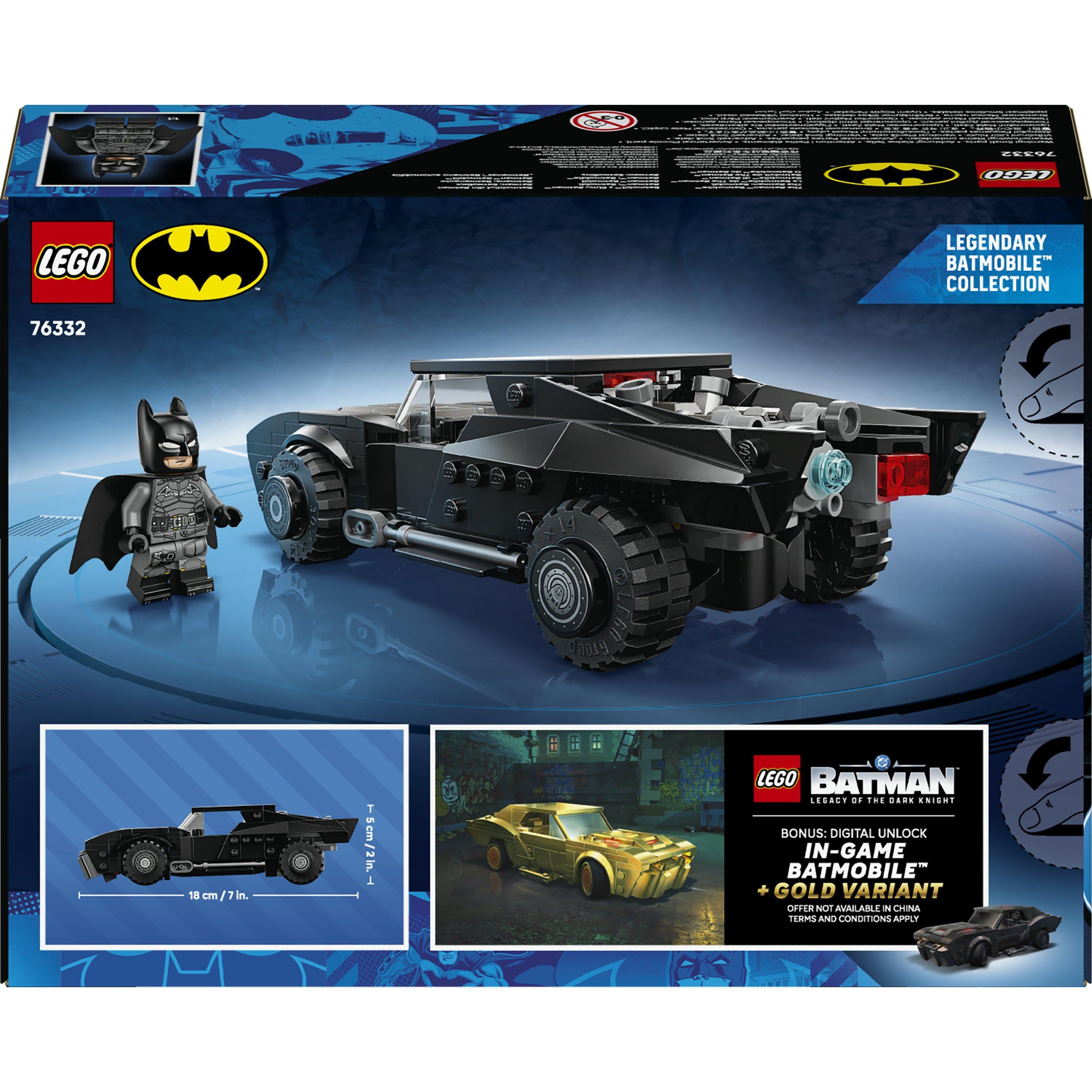 DC Comics - LEGO - DC The Batman Batmobile Car Toy with a Minifigure 76332 - 10