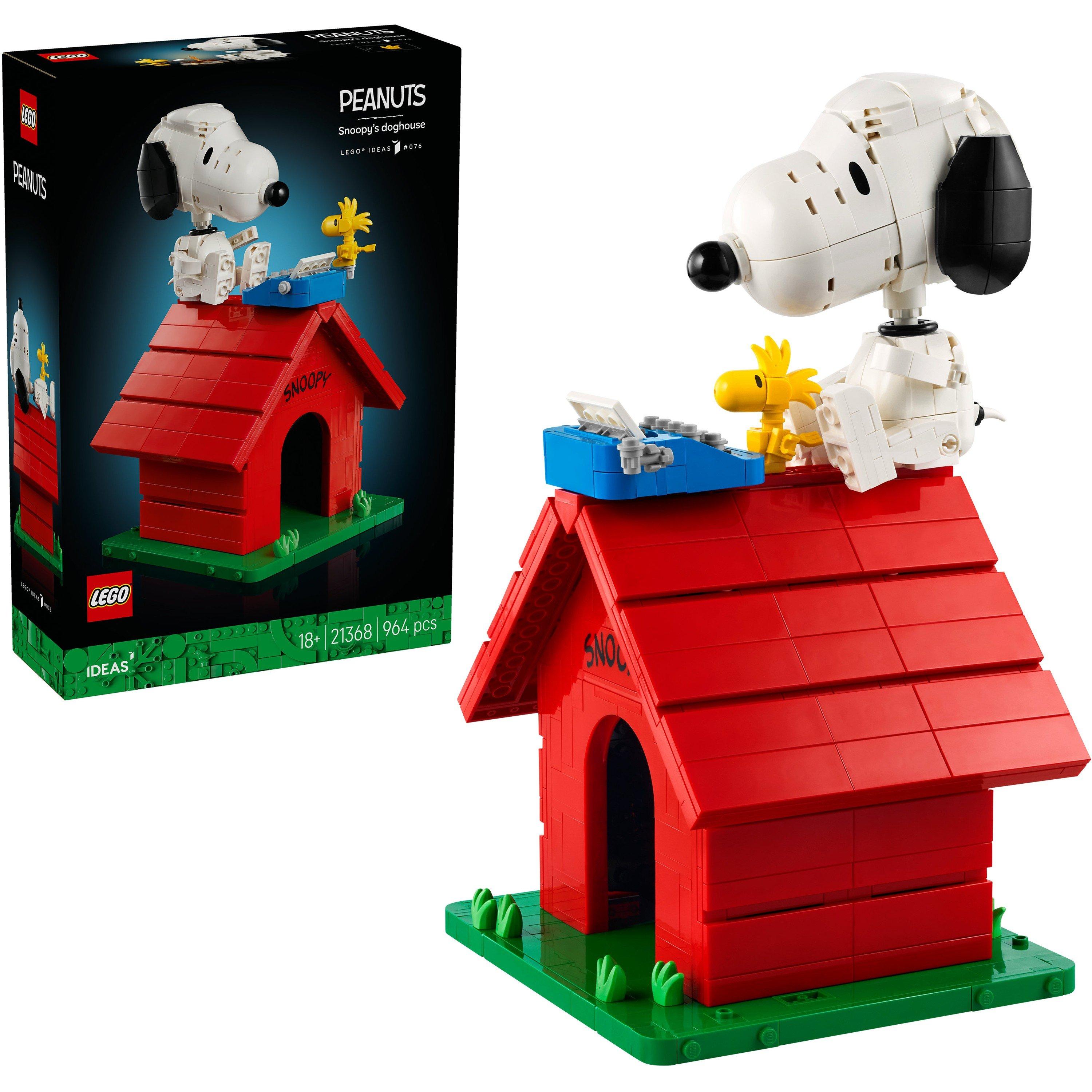 Lego  Kids Ideas Peanuts: Snoopy’s Doghouse Set For Adults 21368 - Snoopy Doghouse