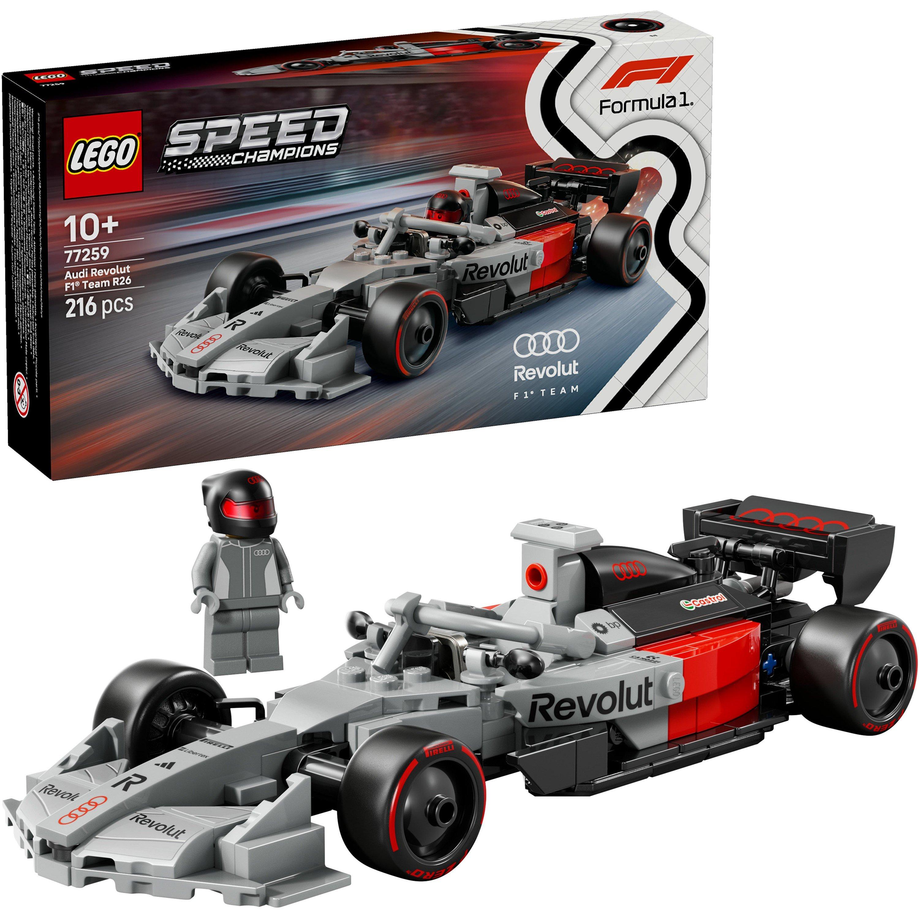 Formula 1 - LEGO - Speed Champions Audi Revolut F1 Team R26 Race Car 77259 - 1